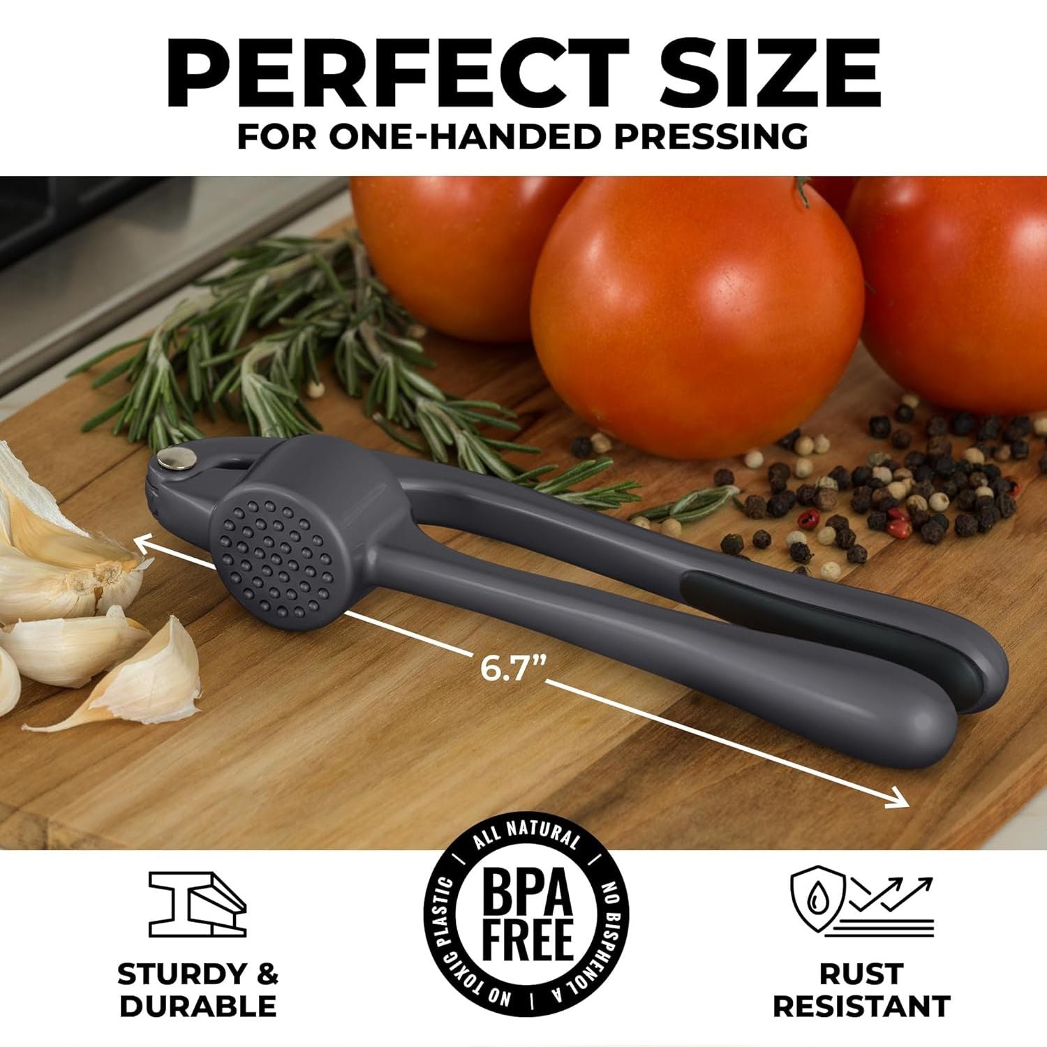 Perfect Size For One-Handed Pressing by Zulay Kitchen