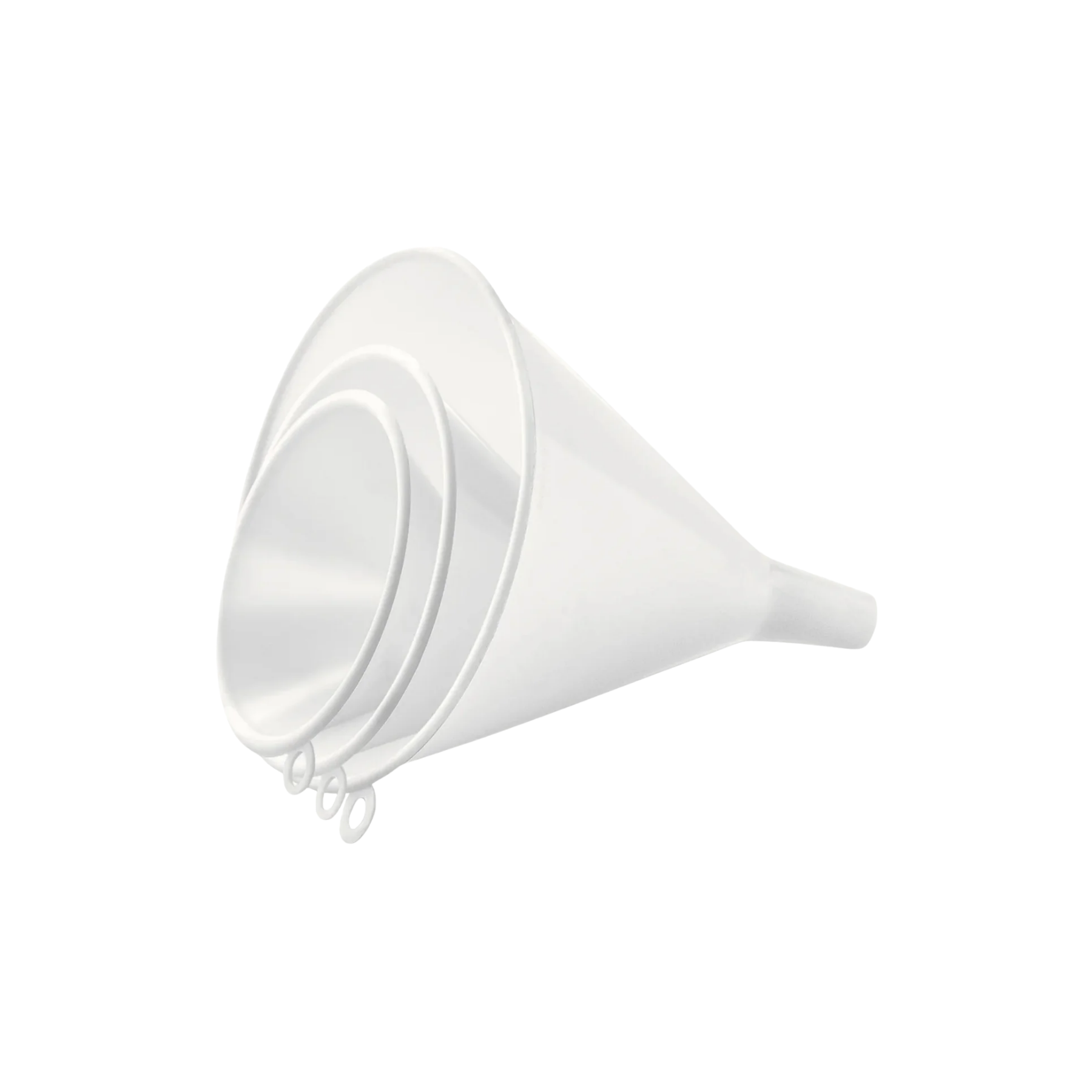 Plastic Kitchen Funnels for Filling Bottles - Set of 3 by Zulay Kitchen