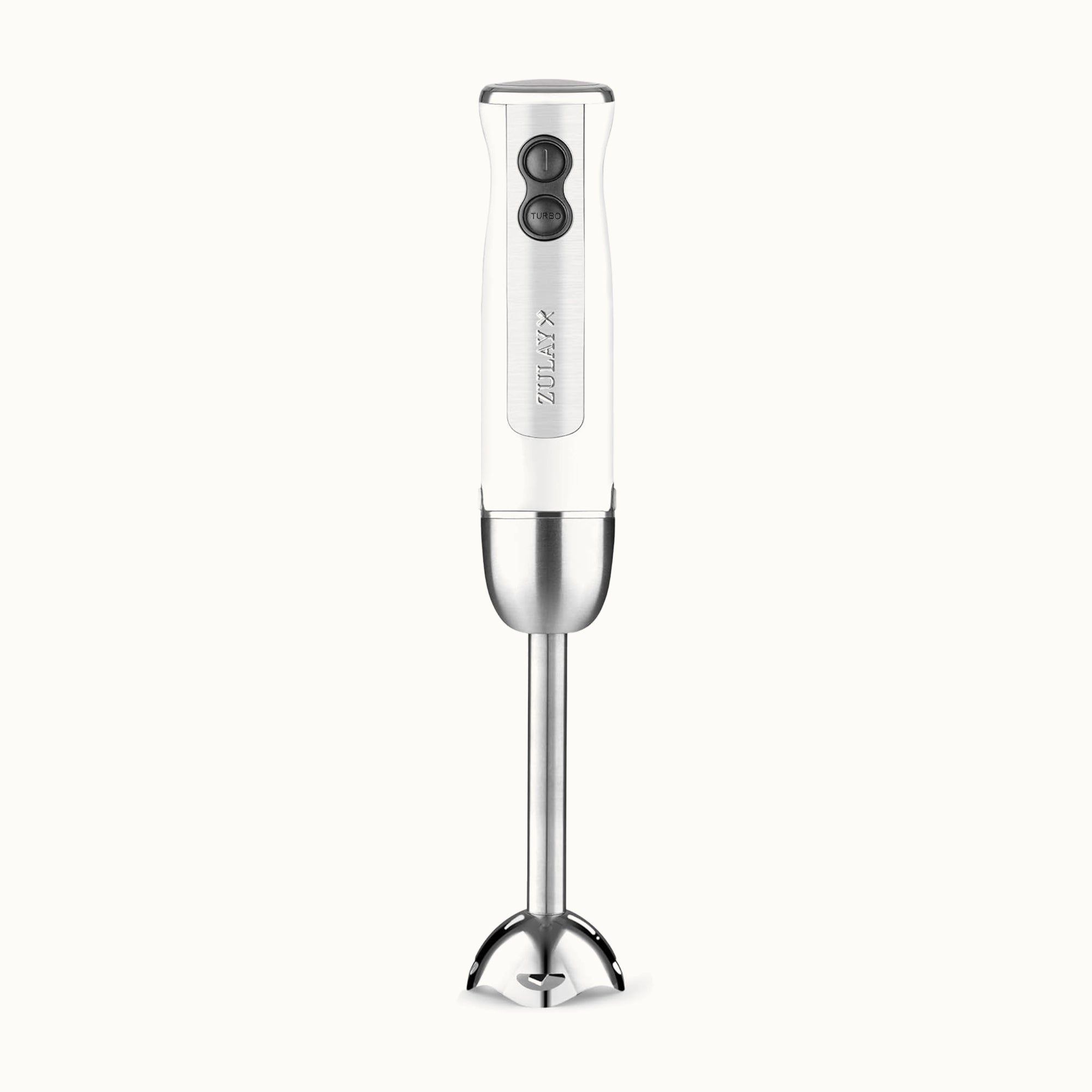 Powerful Immersion Blender Handheld - White by Zulay Kitchen