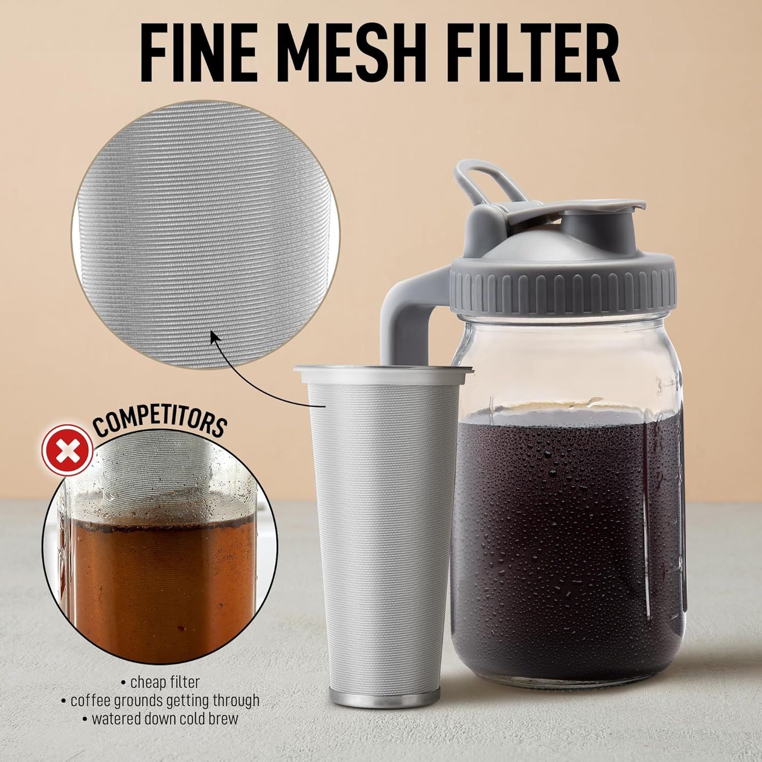 Fine Mesh Filter by Zulay Kitchen