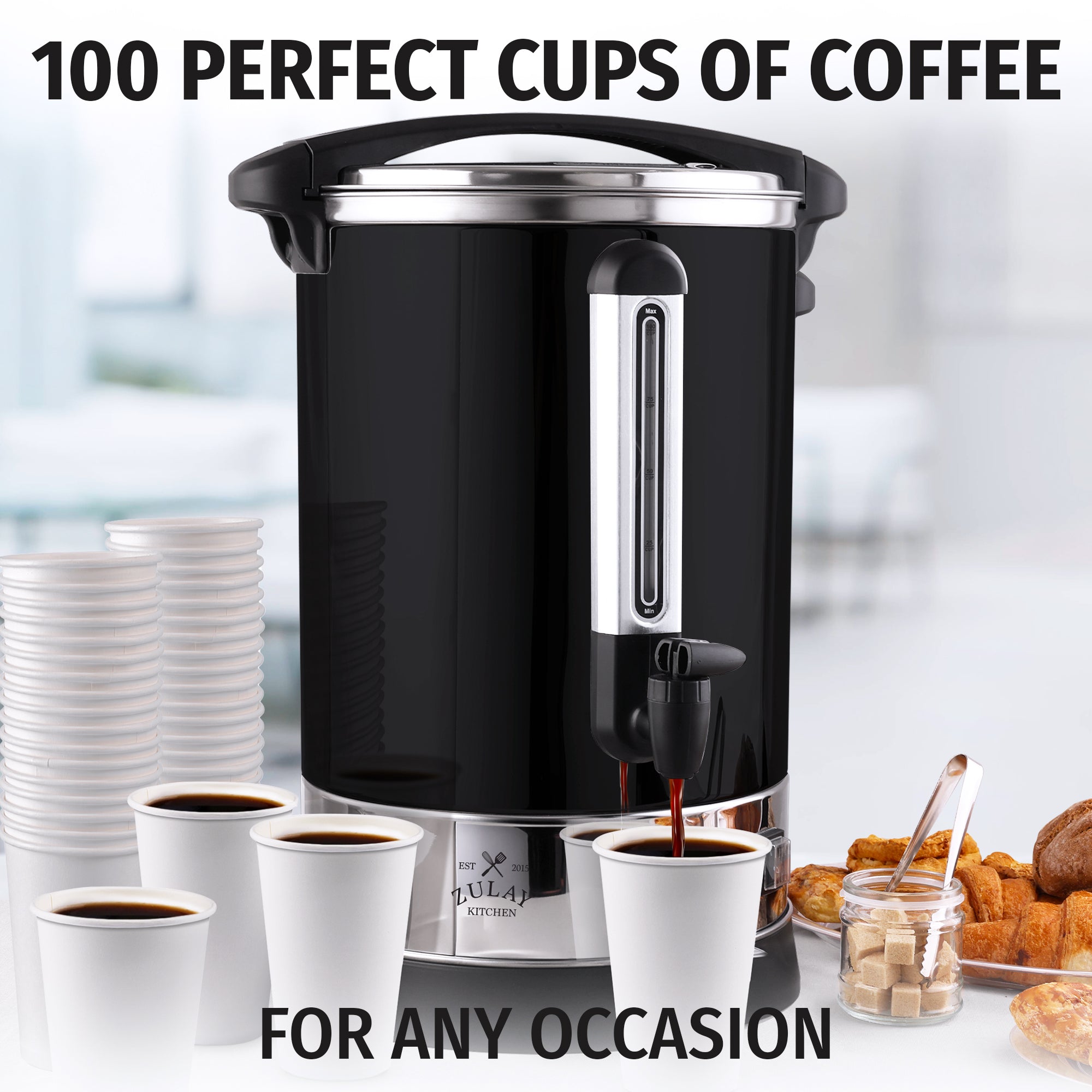 A Certified Crowd Pleaser Coffee Urn by Zulay Kitchen