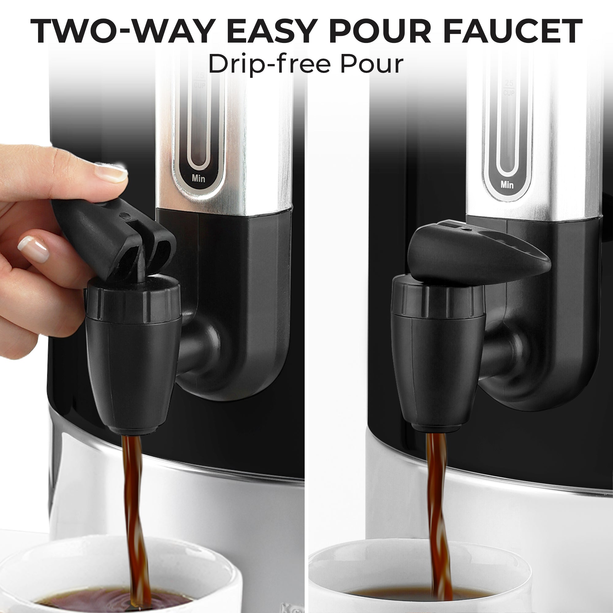 Durable & Efficient Design Coffee Urn by Zulay Kitchen