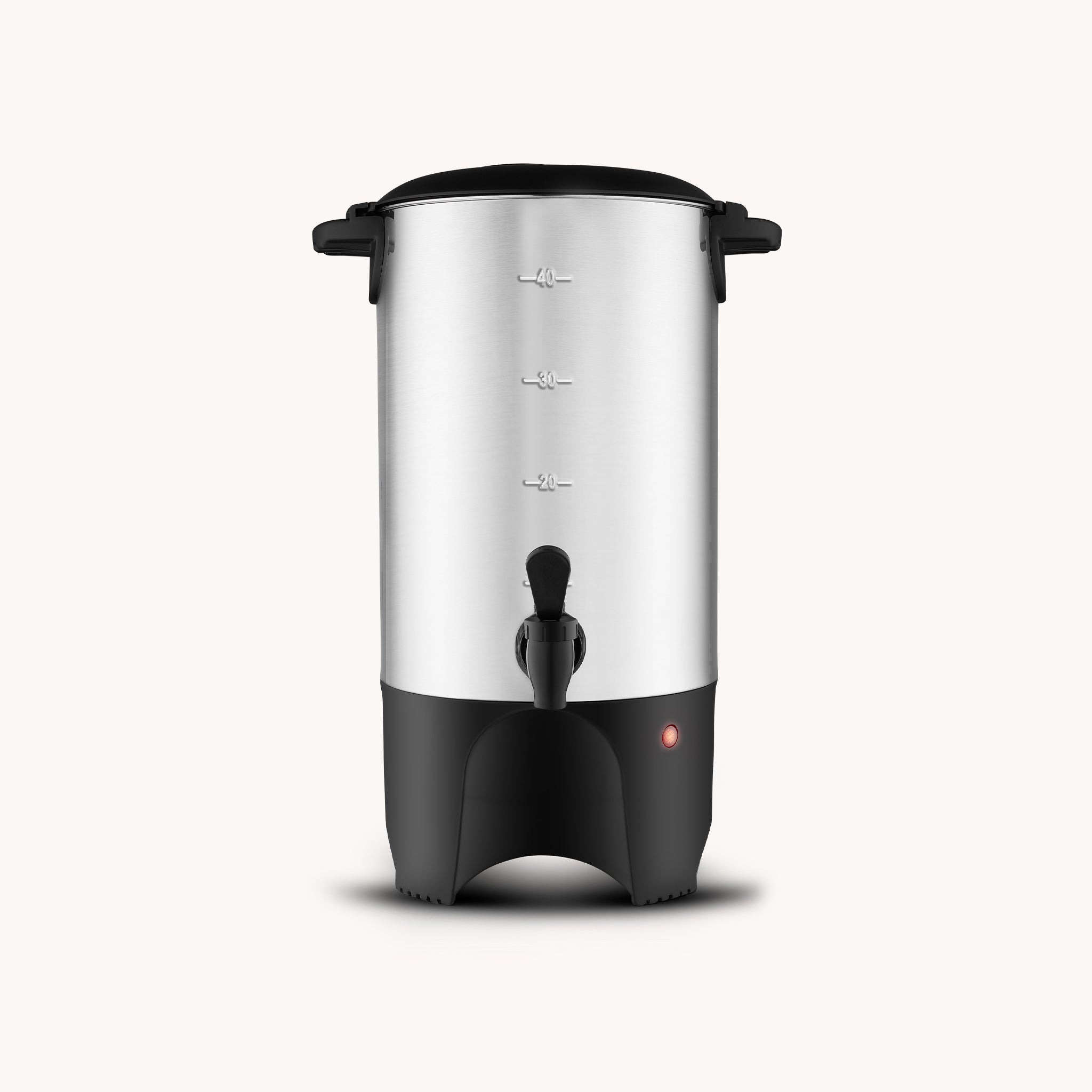 Premium Commercial Coffee Urn - 40 cup Silver by Zulay Kitchen