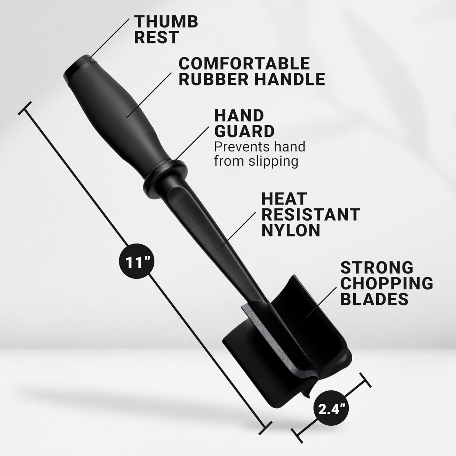 Heat Resistant Meat Chopper by Zulay Kitchen