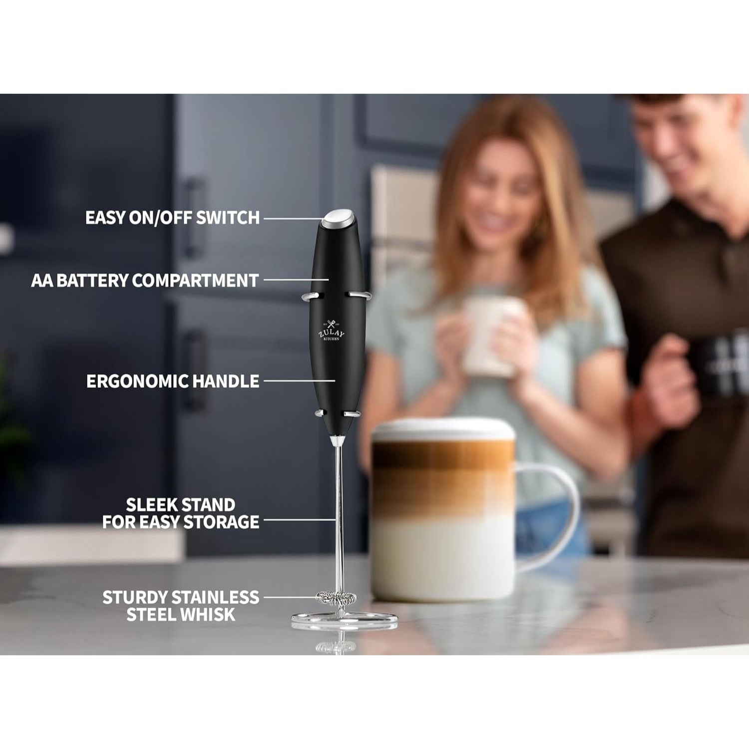 Cafe-Quality Froth by Zulay Kitchen