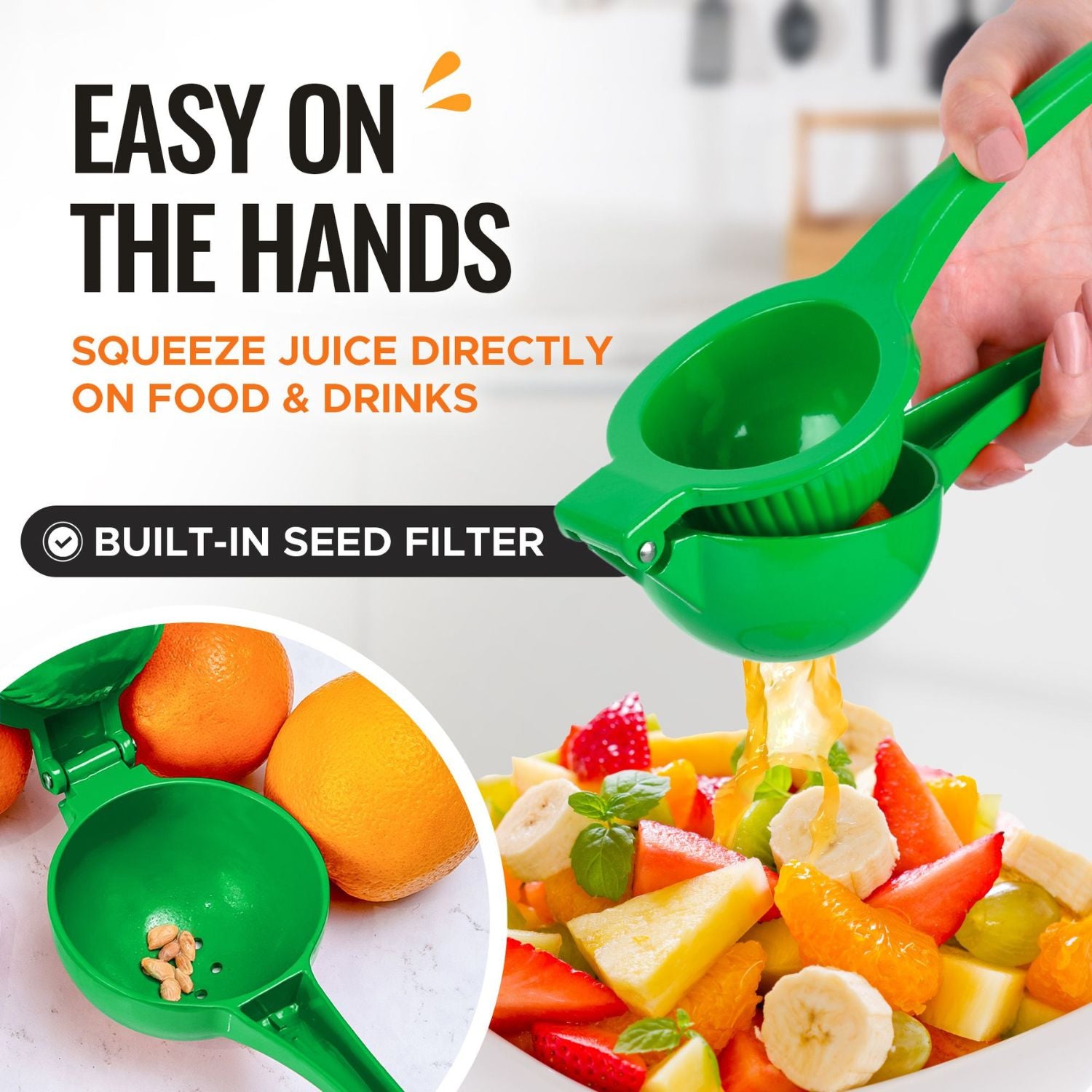 Heavy Duty Metal Orange Squeezer by Zulay Kitchen