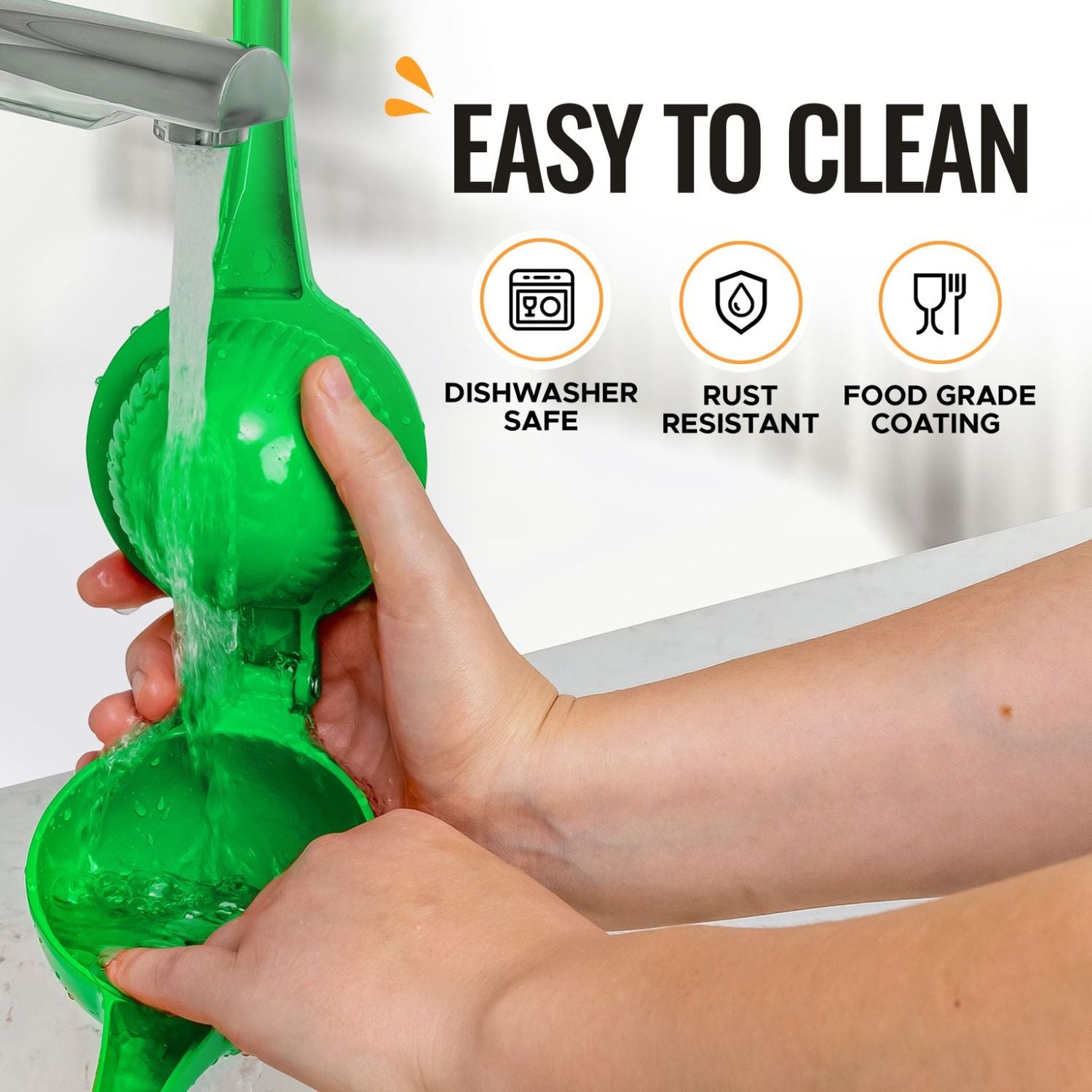 Dishwasher Friendly Metal Orange Squeezer by Zulay Kitchen