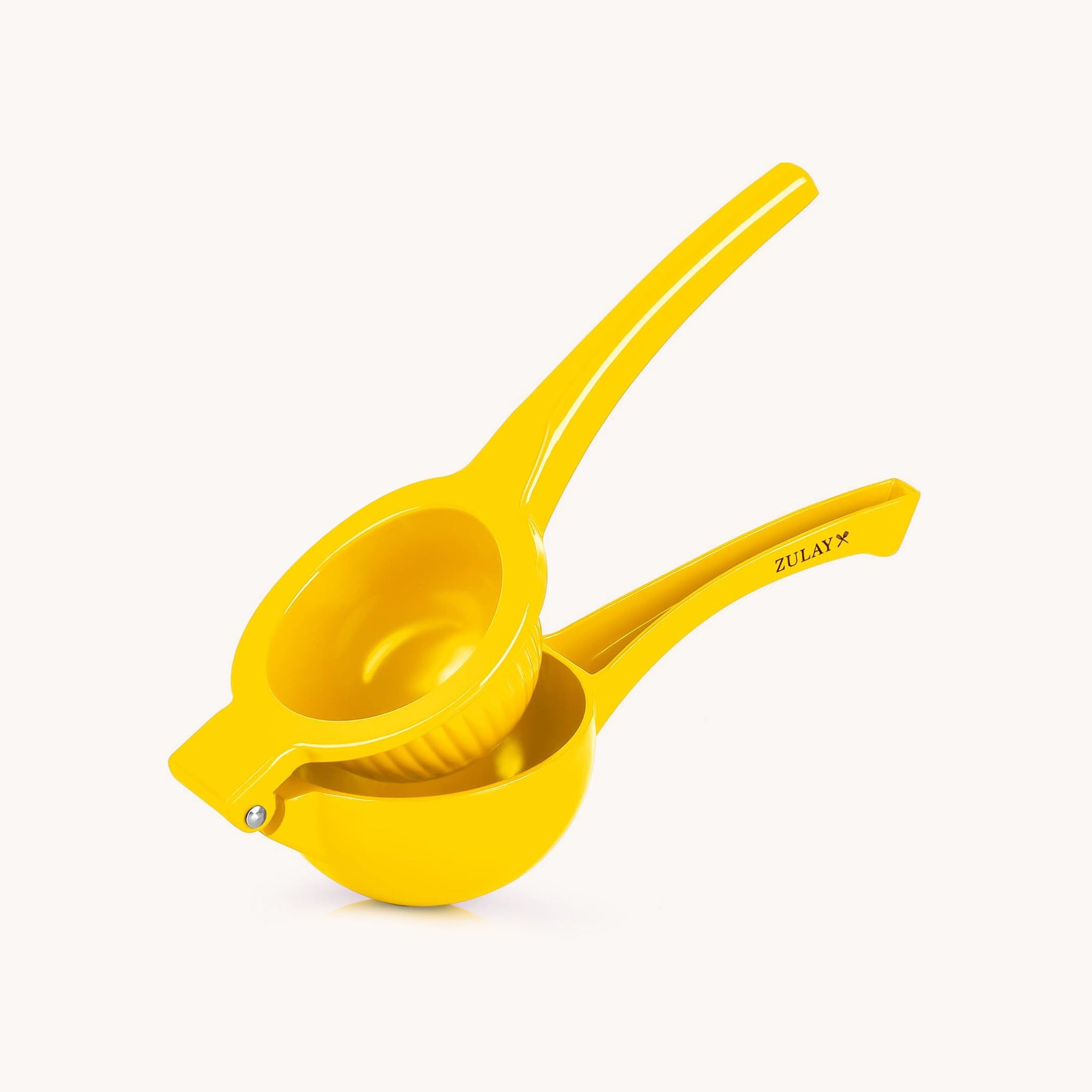 Premium Quality Metal Orange Squeezer Citrus Juicer Yellow by Zulay Kitchen
