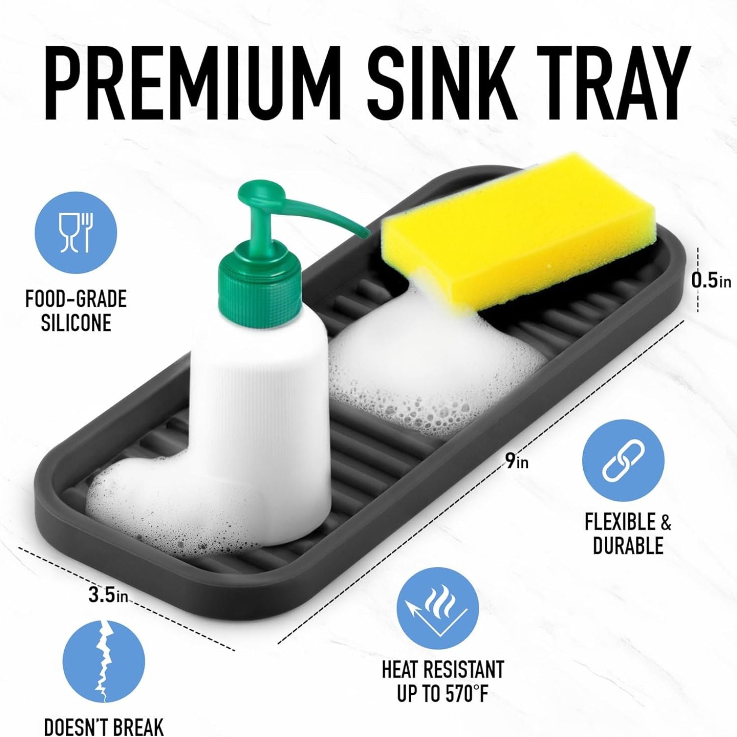 Premium Sink Tray by Zulay Kitchen