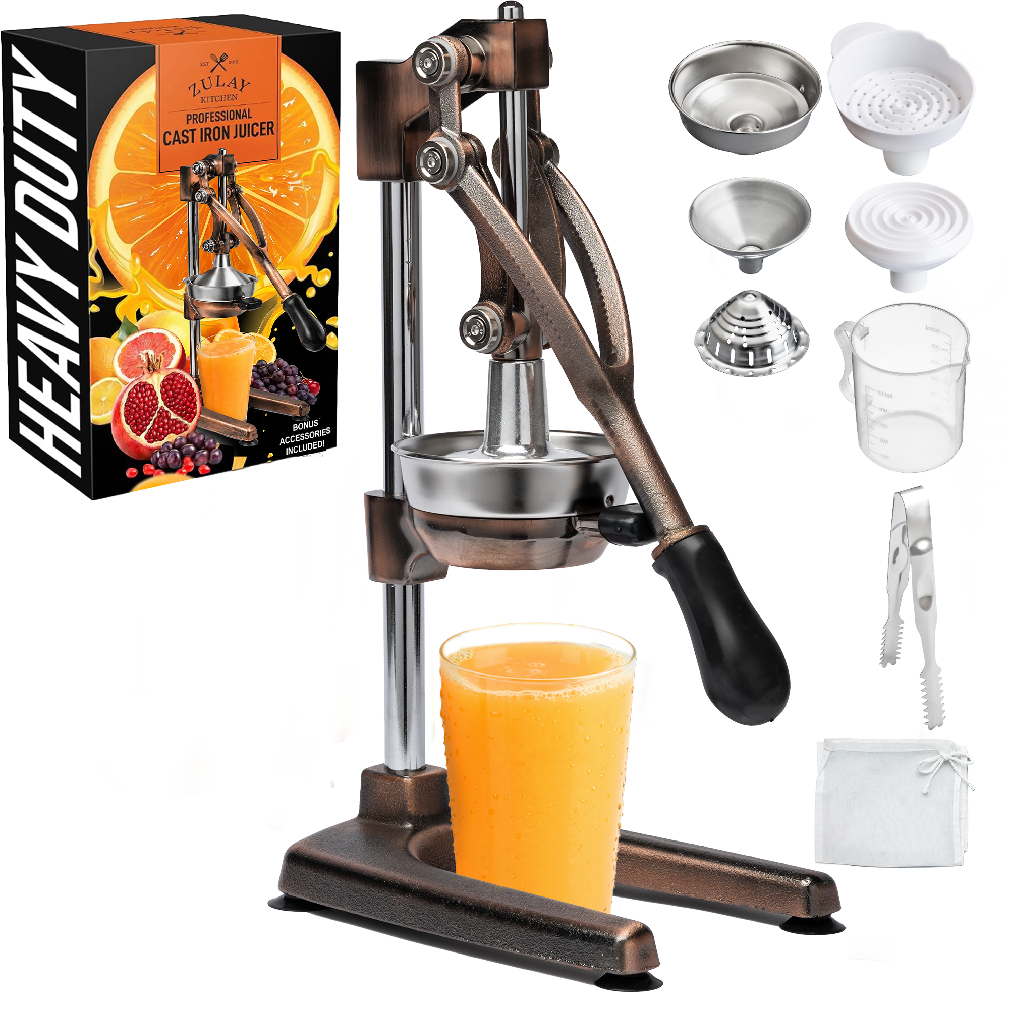 Pulperizer 9-in-1 Cast Iron Juicer