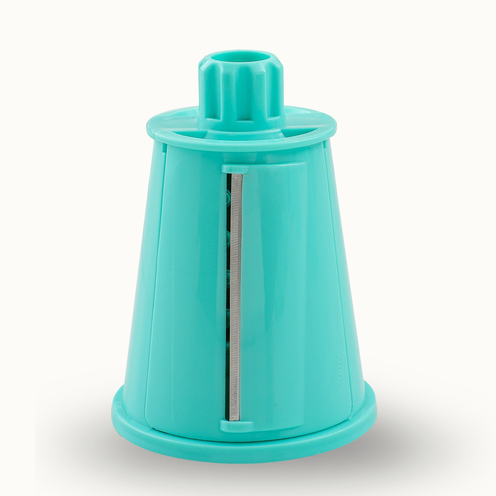 Rotary Cheese Grater 5 Blades - Thin Slicing Blade (Calm Teal) - Replacement Part - Zulay Kitchen