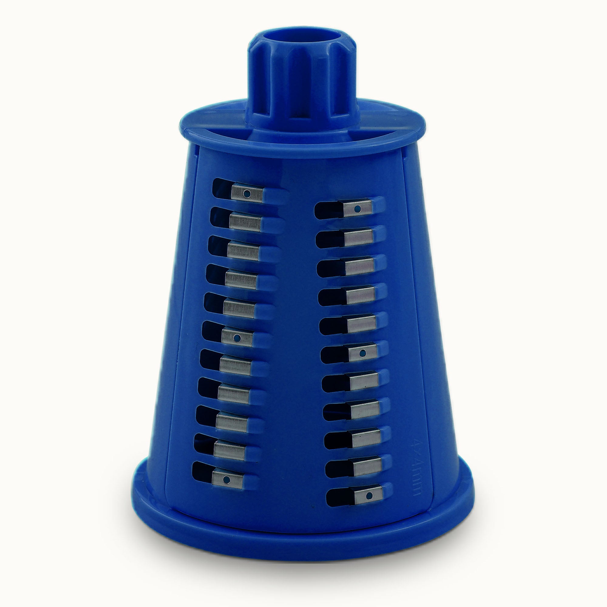 Rotary Cheese Grater 5 Blade Coarse Julienne Blade Blue