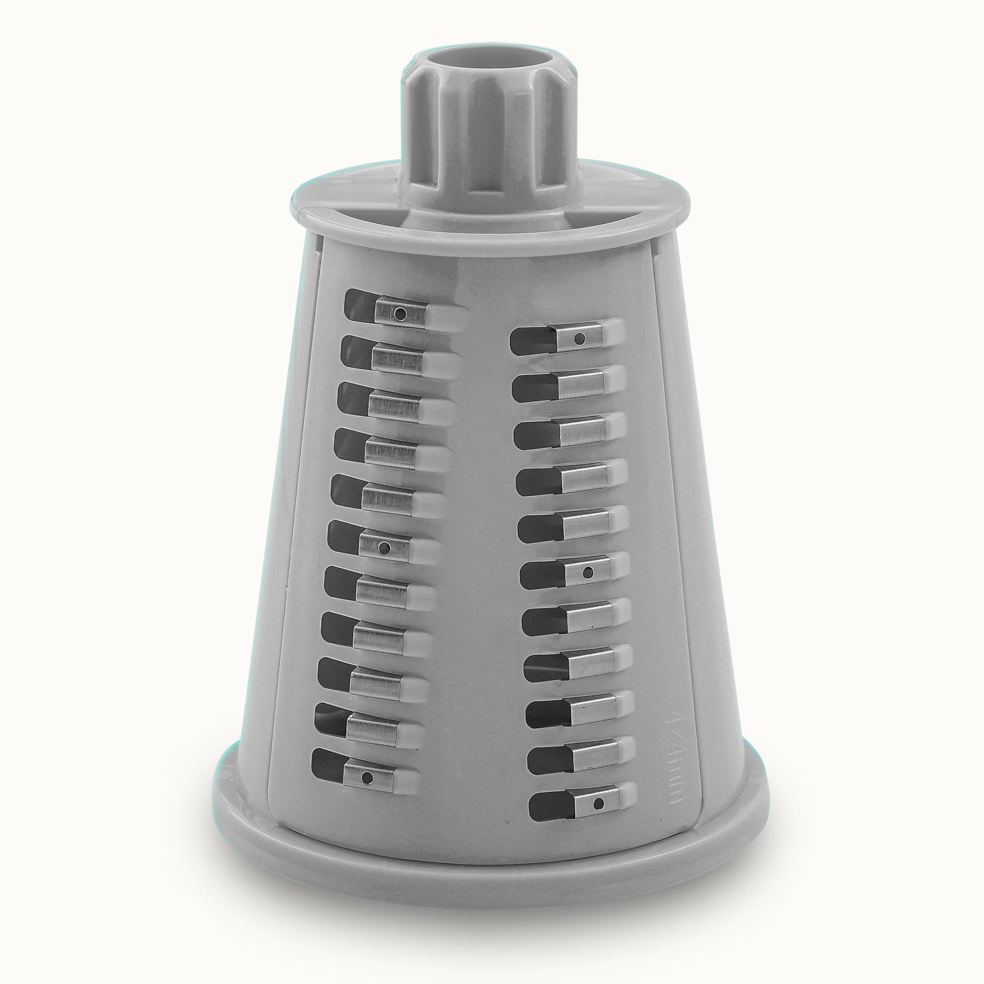 Rotary Cheese Grater 5 Blade Coarse Julienne Blade Gray