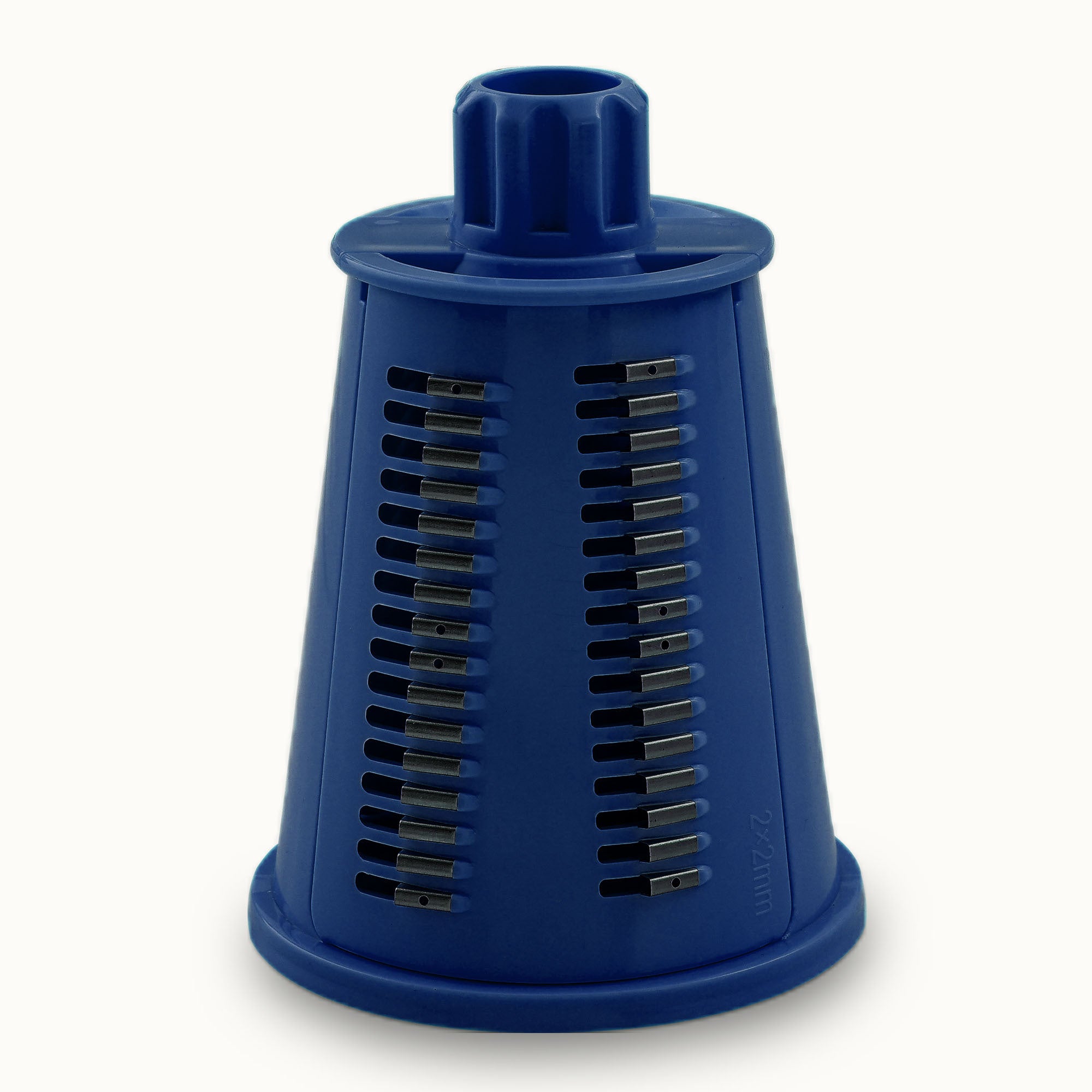 Rotary Cheese Grater 5 Blade Fine Julienne Blade Sapphire