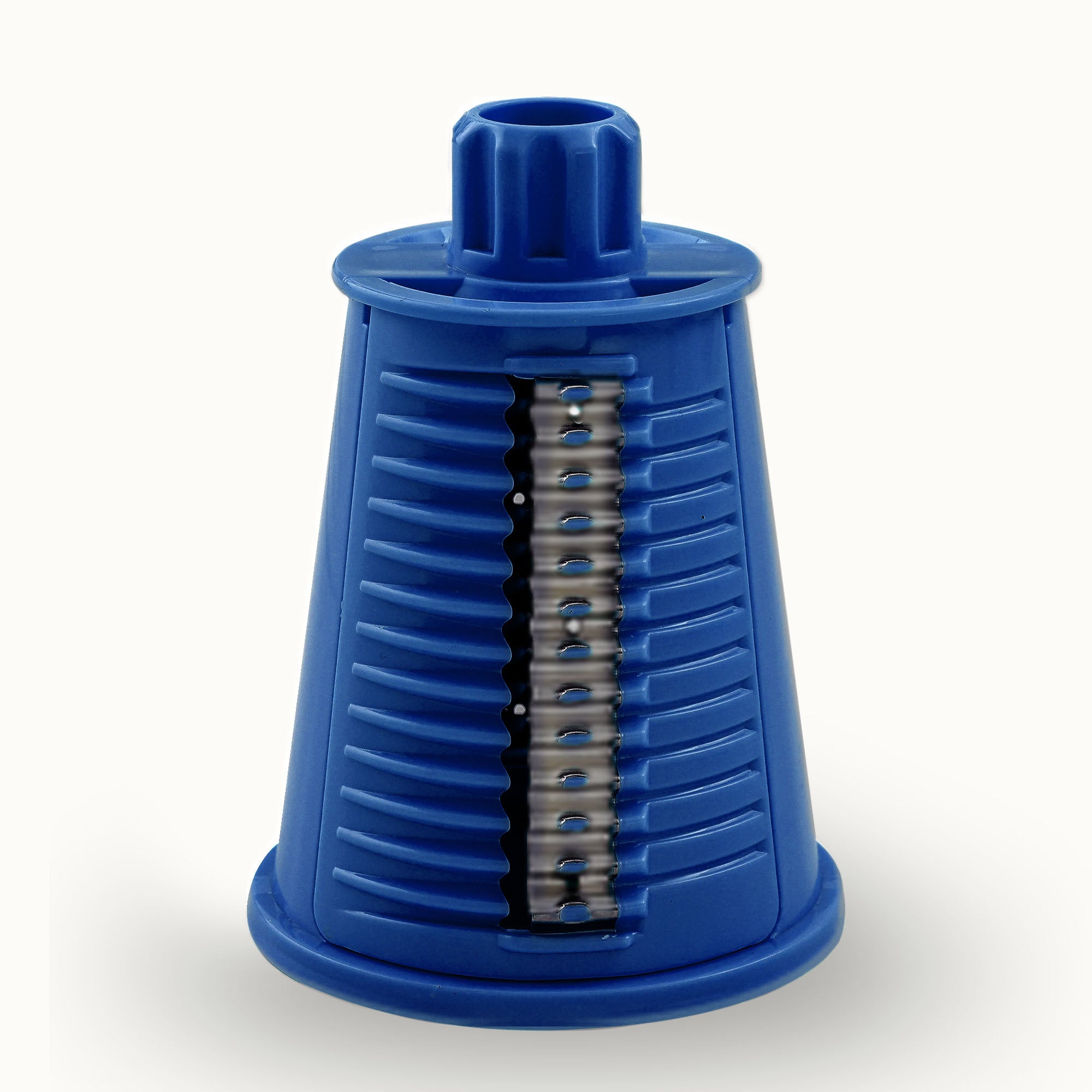 Rotary Cheese Grater 5 Blade Wavy Blade Blue