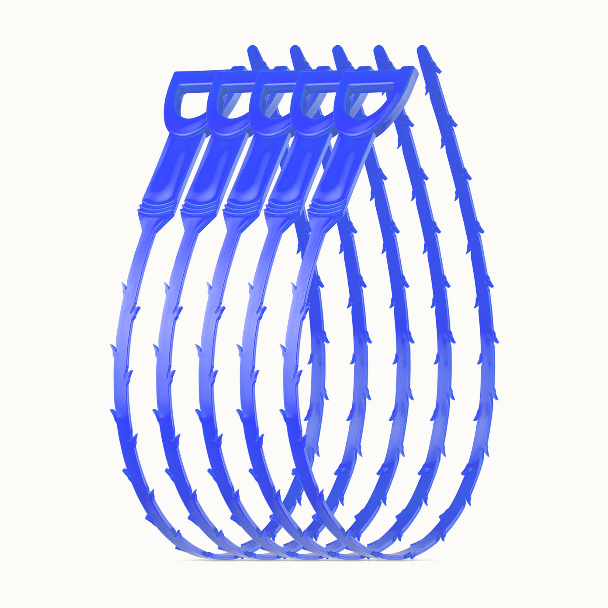 Simple Craft 20-Inch Plumbing Snake Drain Clog Remover - 5 Pack-Blue by Zulay Kitchen