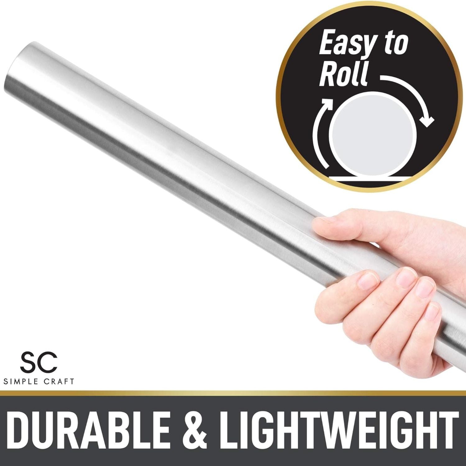 Durable Simple Craft Premium 16” Rolling Pin