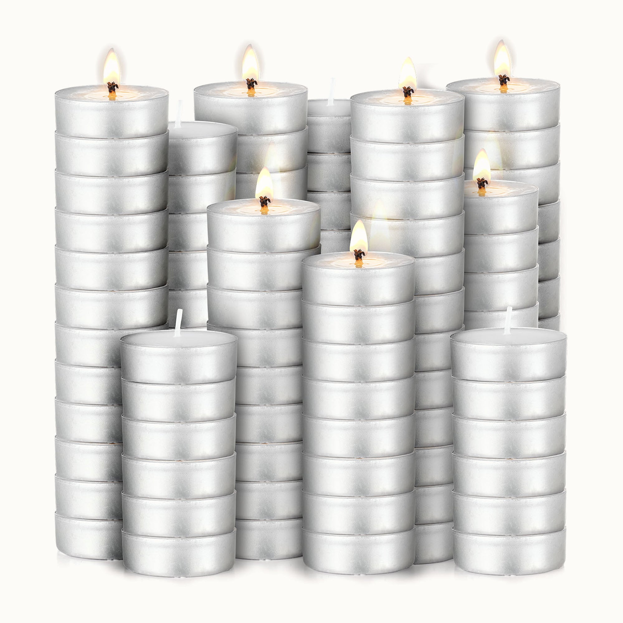 Tea Lights Candles - Unscented 150 Pack by Zulay Kitchen