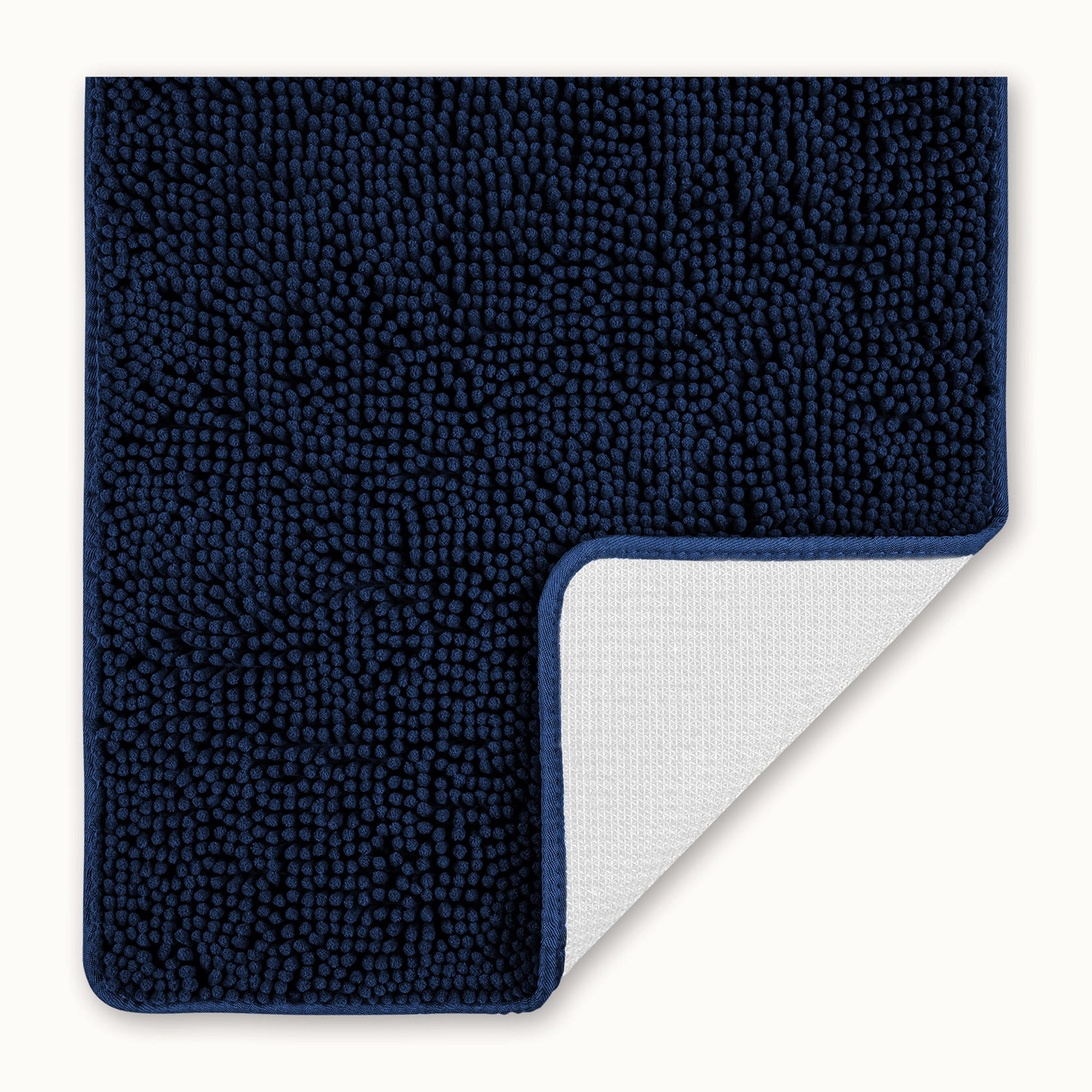 Soft Shaggy Bathroom Rug-30 x 20 Midnight Blue by Zulay Kitchen