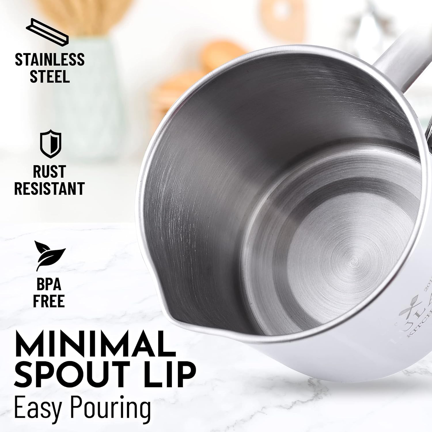 Food Grade Stainless Steel Bacon Grease Container by Zulay Kitchen