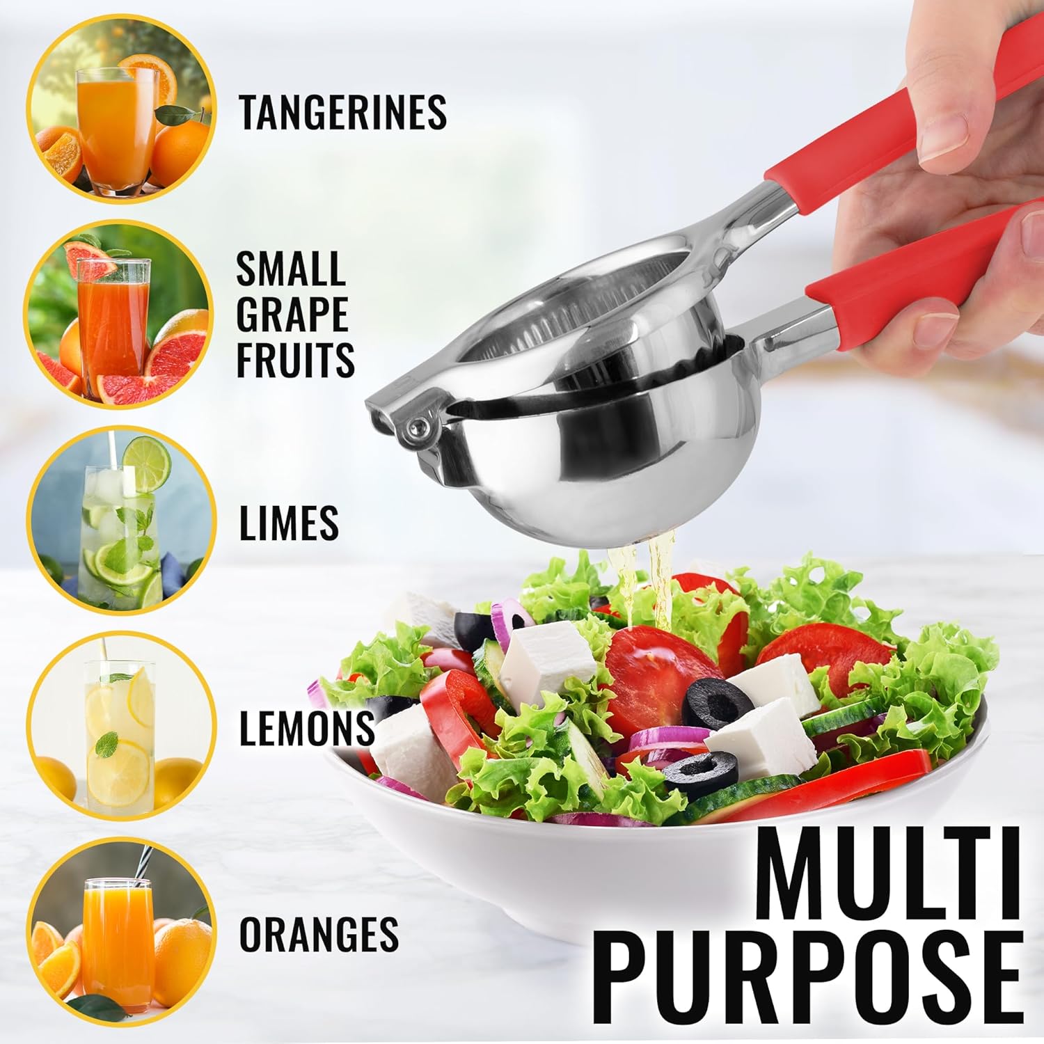 Multipurpose Stainless Steel Lemon Squeezer by Zulay Kitchen