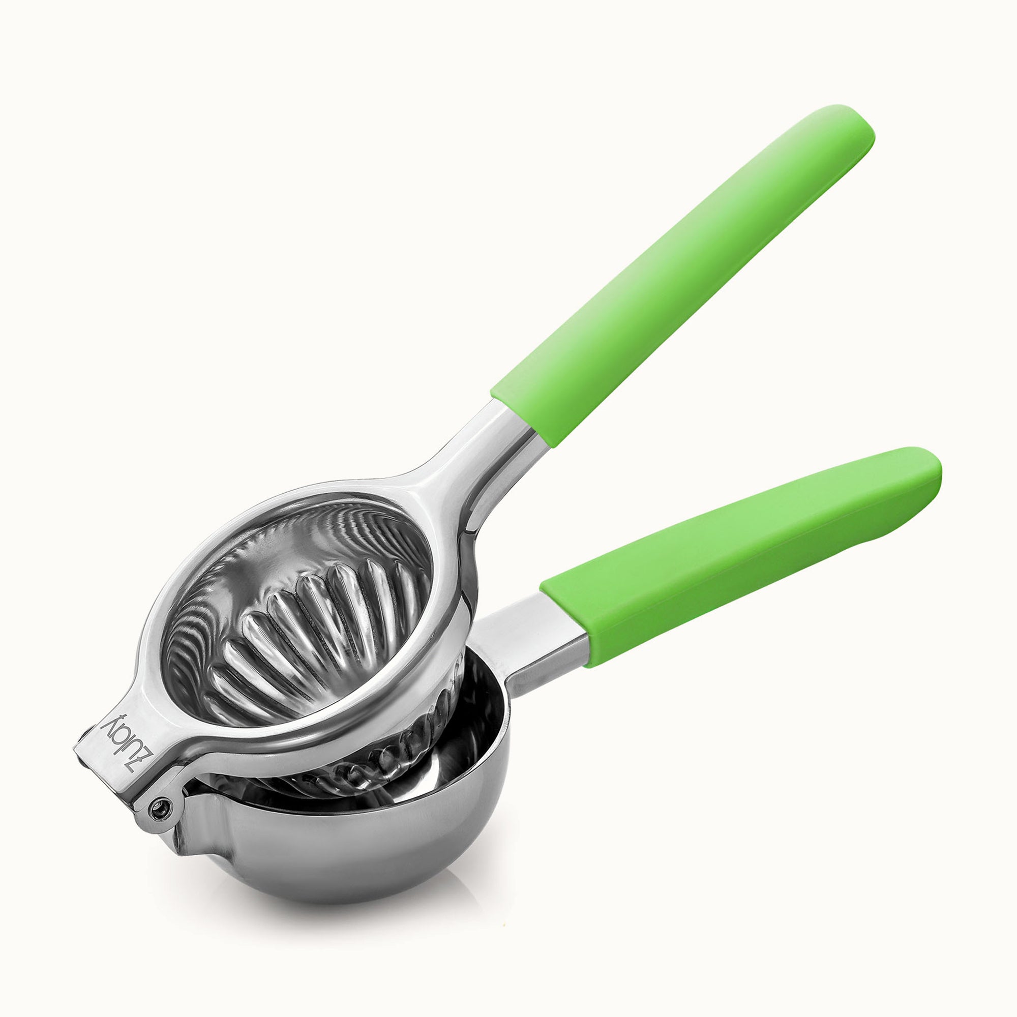 Stainless Steel Lemon Squeezer -Light Green Handle by Zulay Kitchen