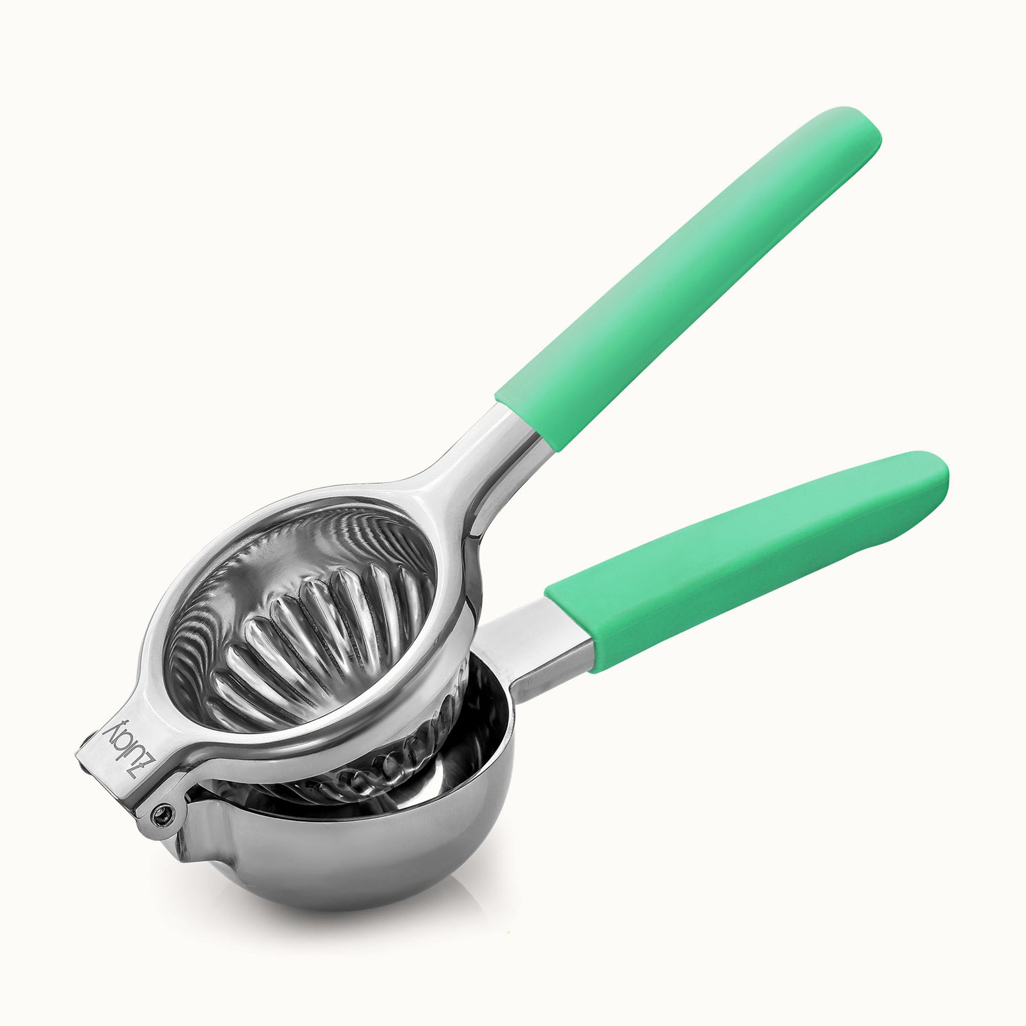 Stainless Steel Lemon Squeezer - Mint Handle by Zulay Kitchen