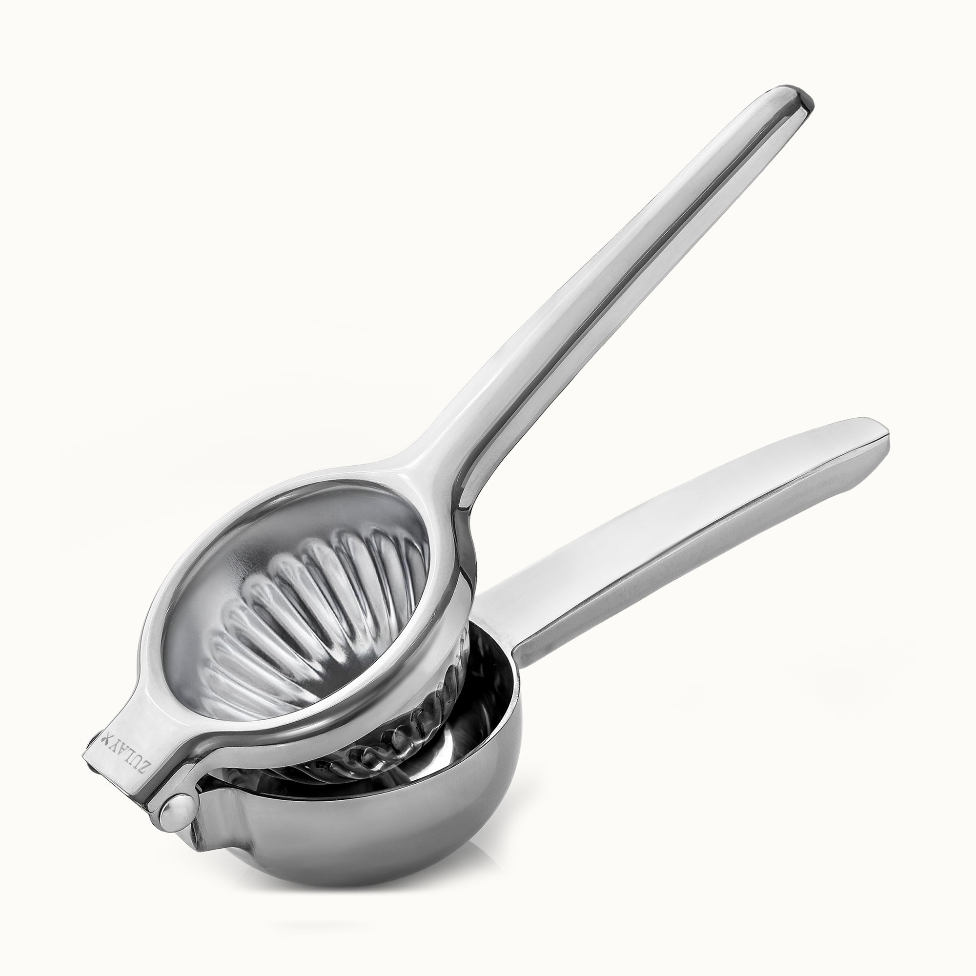 Extra Large Lemon Squeezer Silver Stainless Steel by Zulay Kitchen