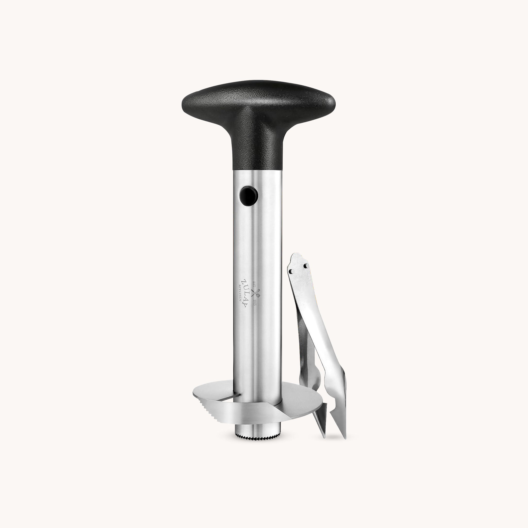 Pineapple Corer Stainless Steel Black by Zulay Kitchen