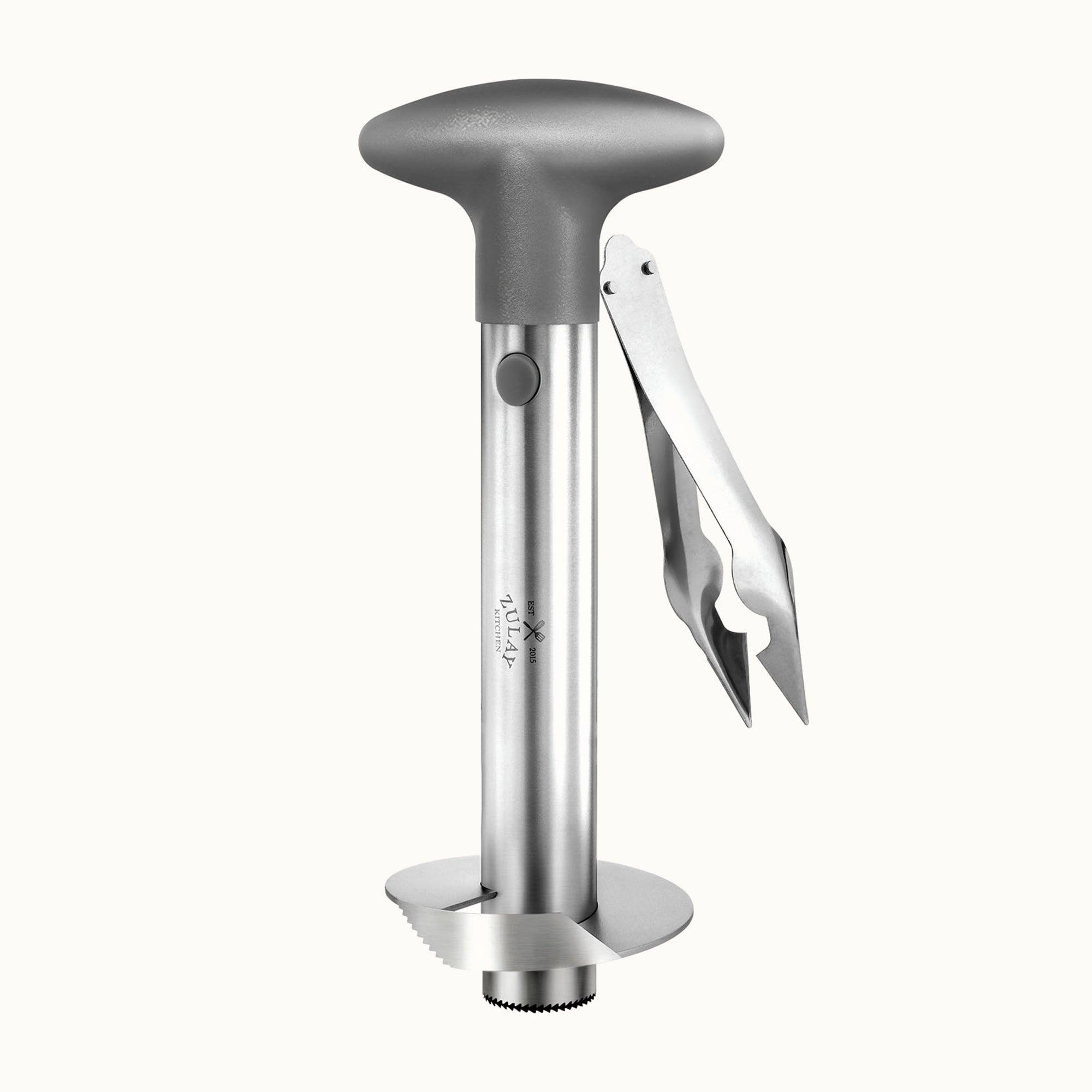 Pineapple Corer Stainless Steel Slate Gray by Zulay Kitchen