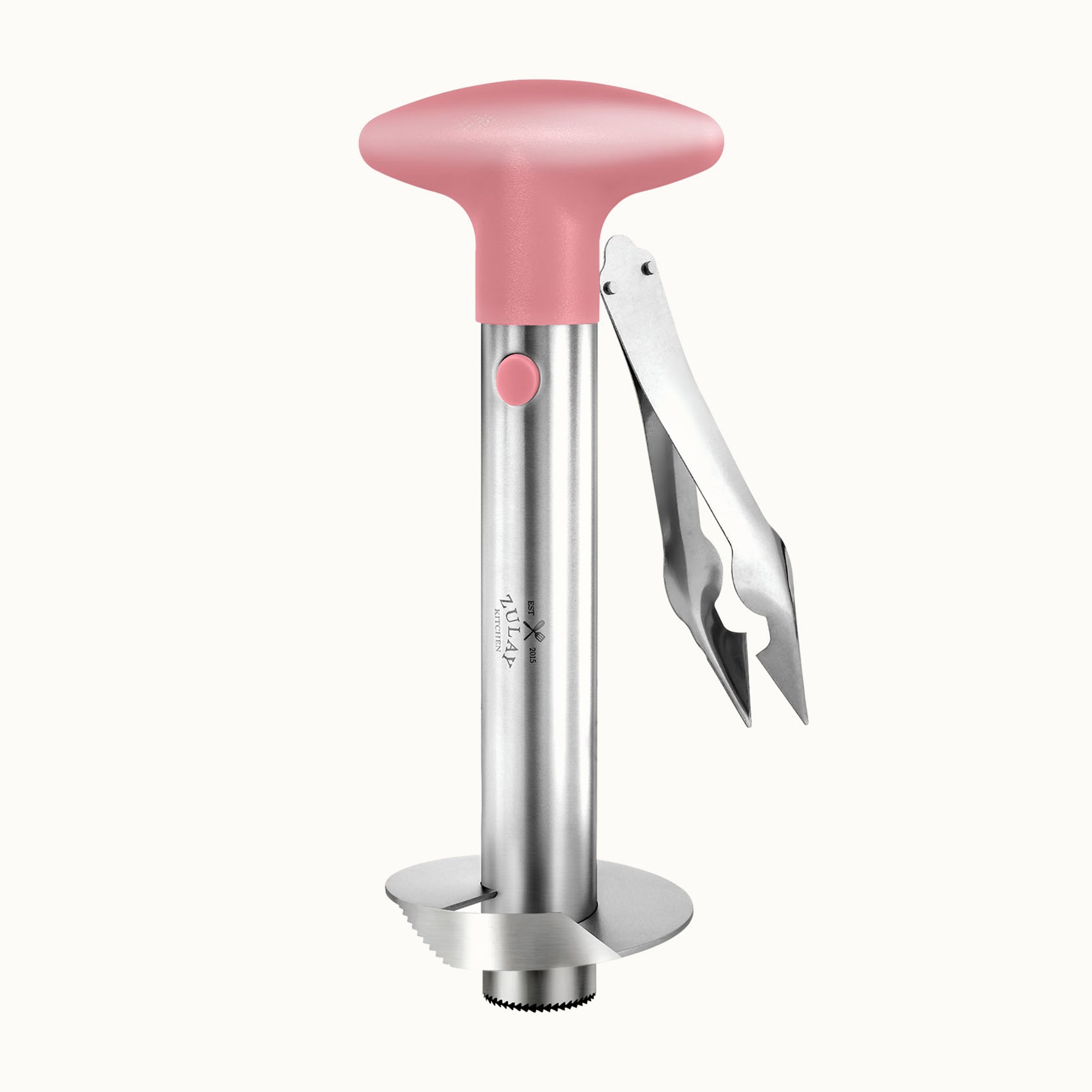 Pineapple Corer Stainless Steel Pink by Zulay Kitchen
