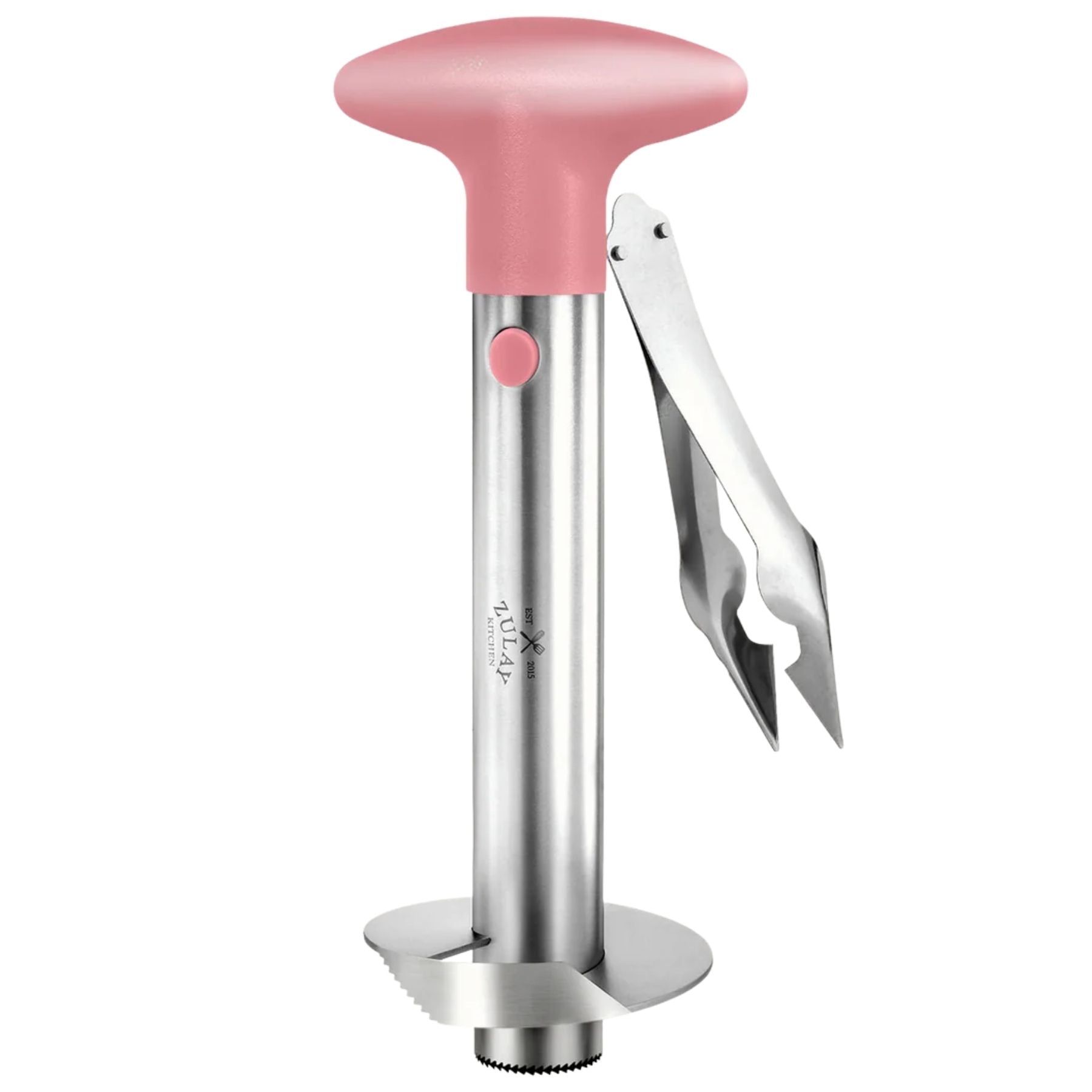 Pineapple Corer Stainless Steel Pink by Zulay Kitchen