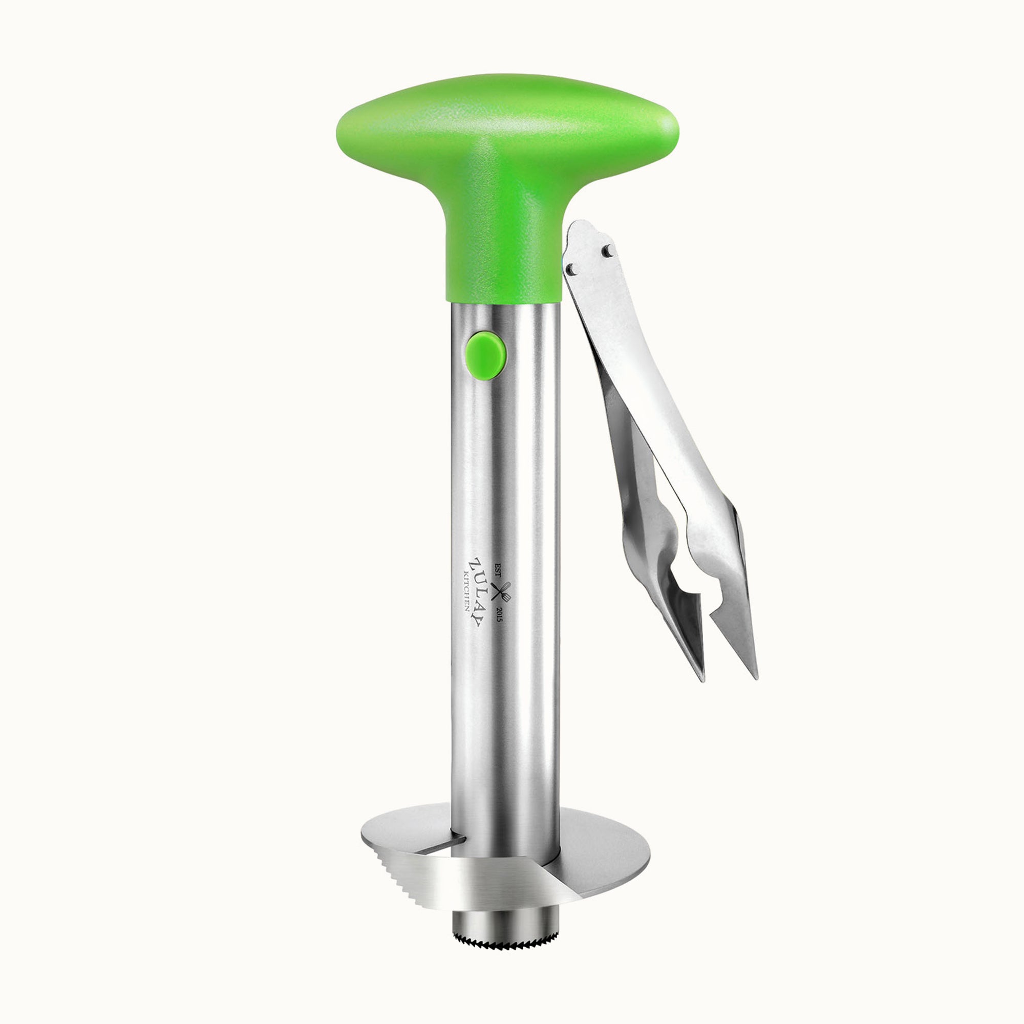 Pineapple Corer Stainless Steel Light Green by Zulay Kitchen