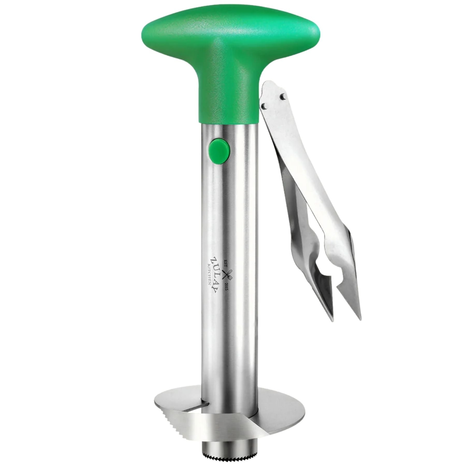 Pineapple Corer Stainless Steel Dark Green by Zulay Kitchen