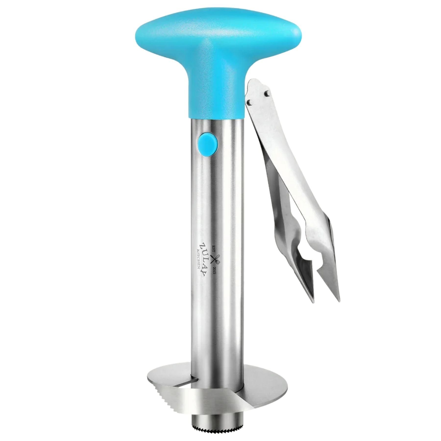 Pineapple Corer - Stainless Steel-Light Blue by Zulay Kitchen