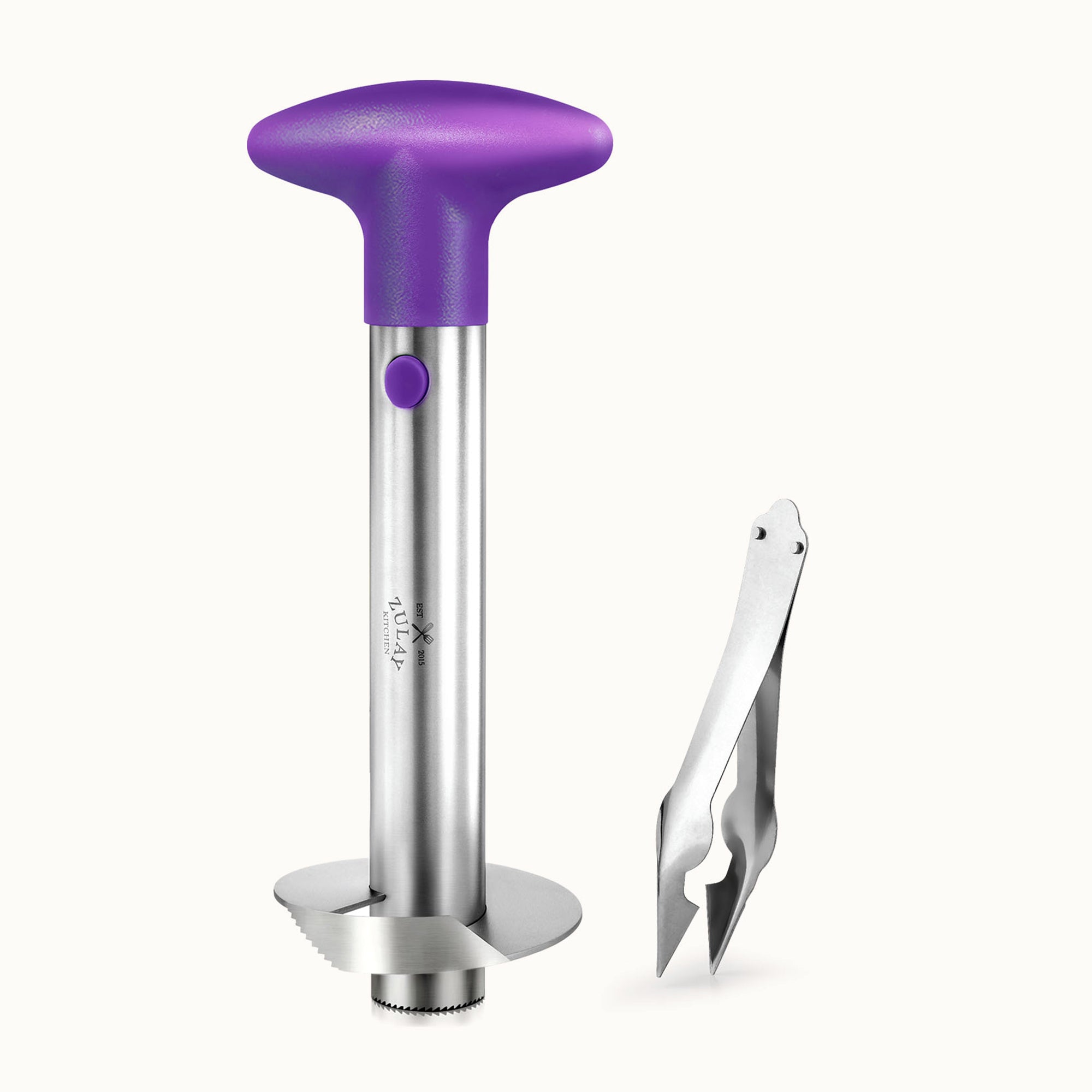Pineapple Corer Stainless Steel Purple by Zulay Kitchen