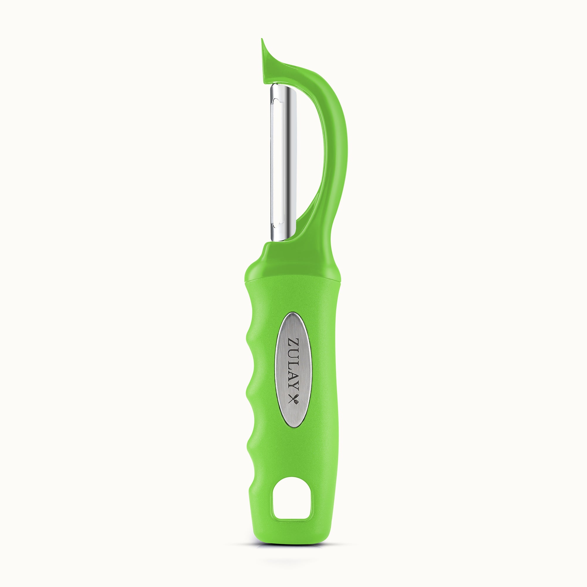 Stainless Steel Swivel Vegetable Peeler- Green by Zulay Kitchen