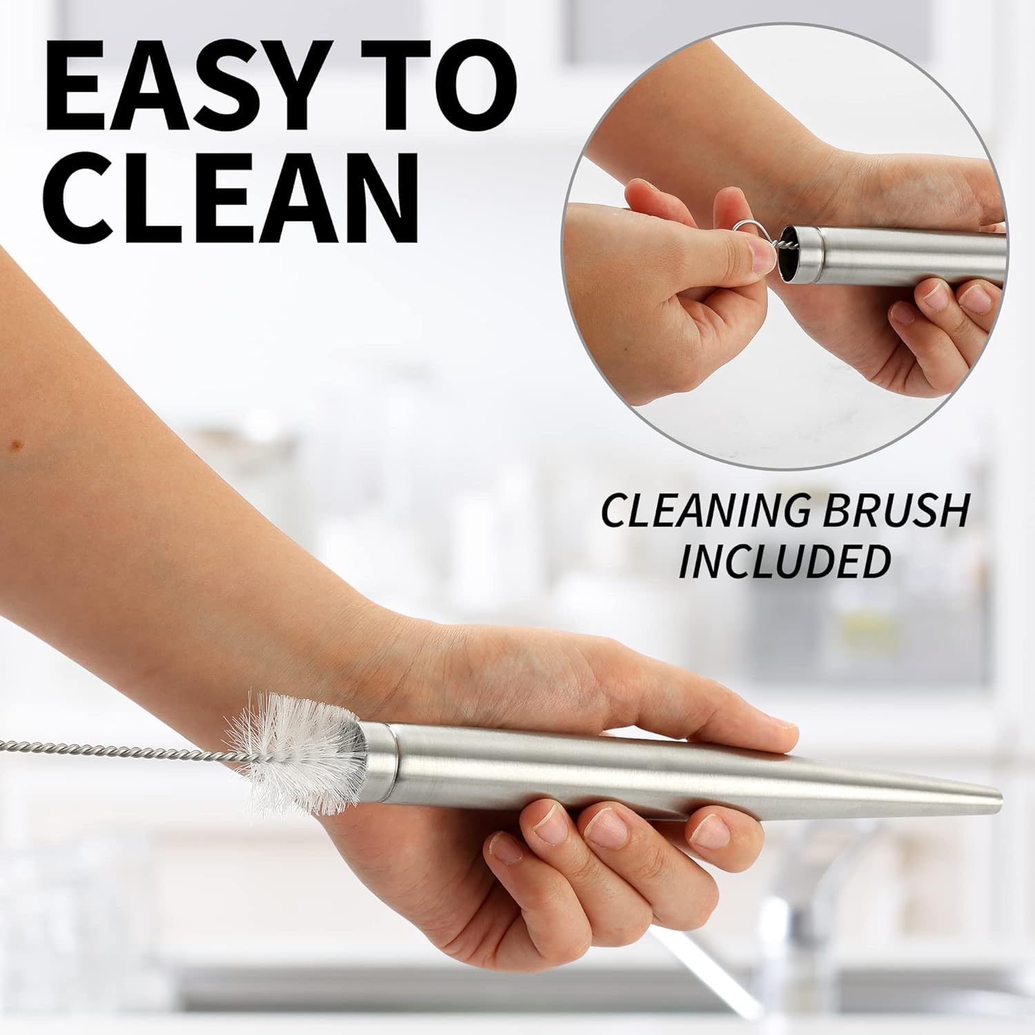 Easy to Clean, Dishwasher Friendly Stainless Steel Baster by Zulay Kitchen
