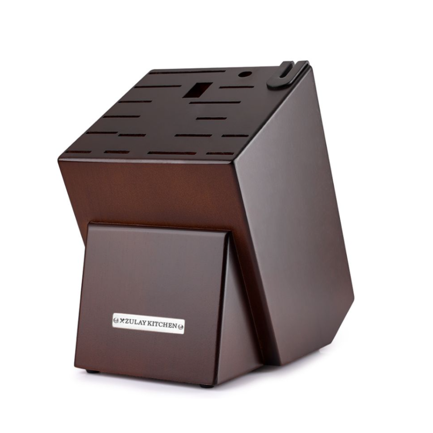 Stainless Steel Kitchen Knife Set With Block and Sharpener 18pc - Wood Block (Dark Walnut) - Replacement Part