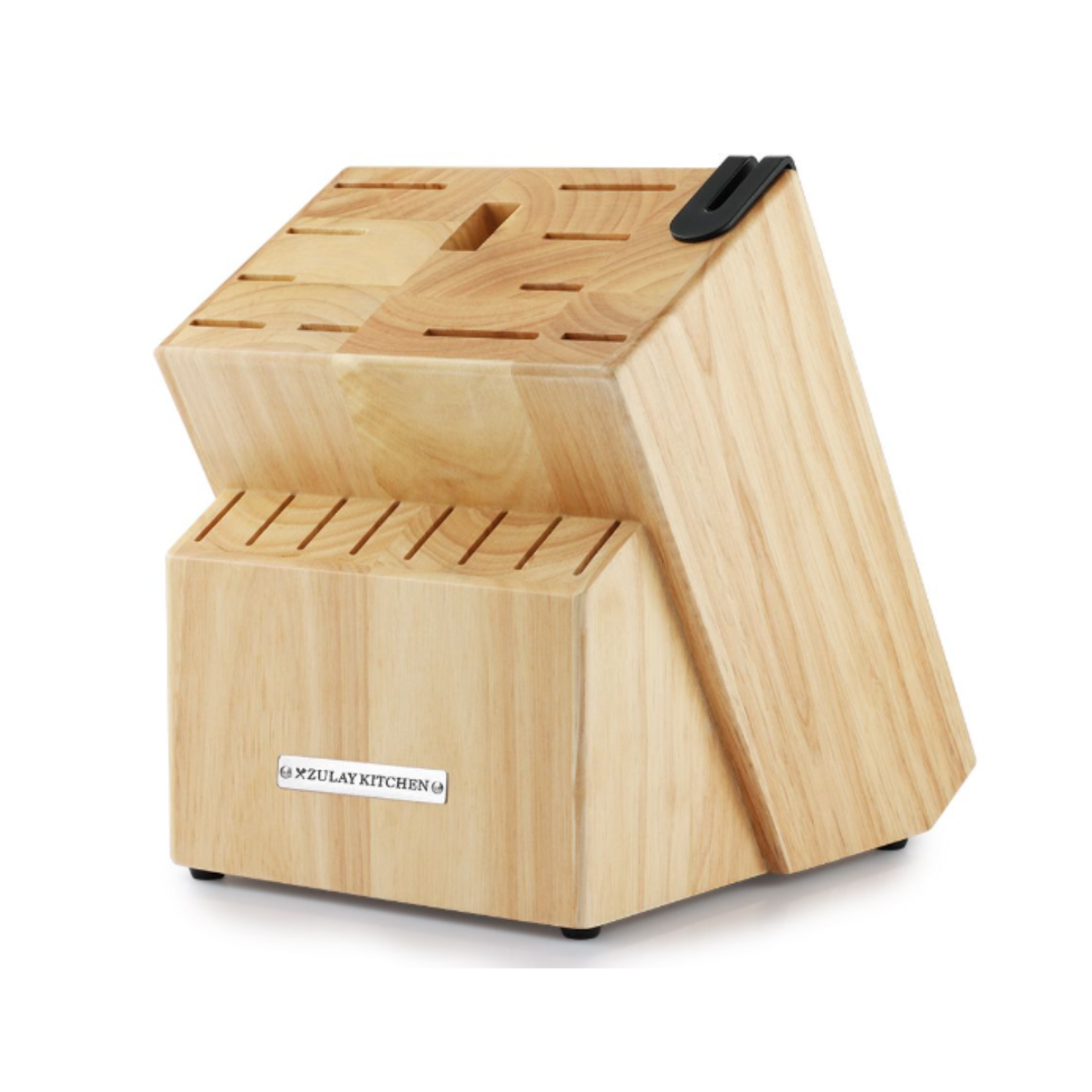 Stainless Steel Kitchen Knife Set With Block and Sharpener 20pc - Wood Block (Natural Maple) - Replacement Part