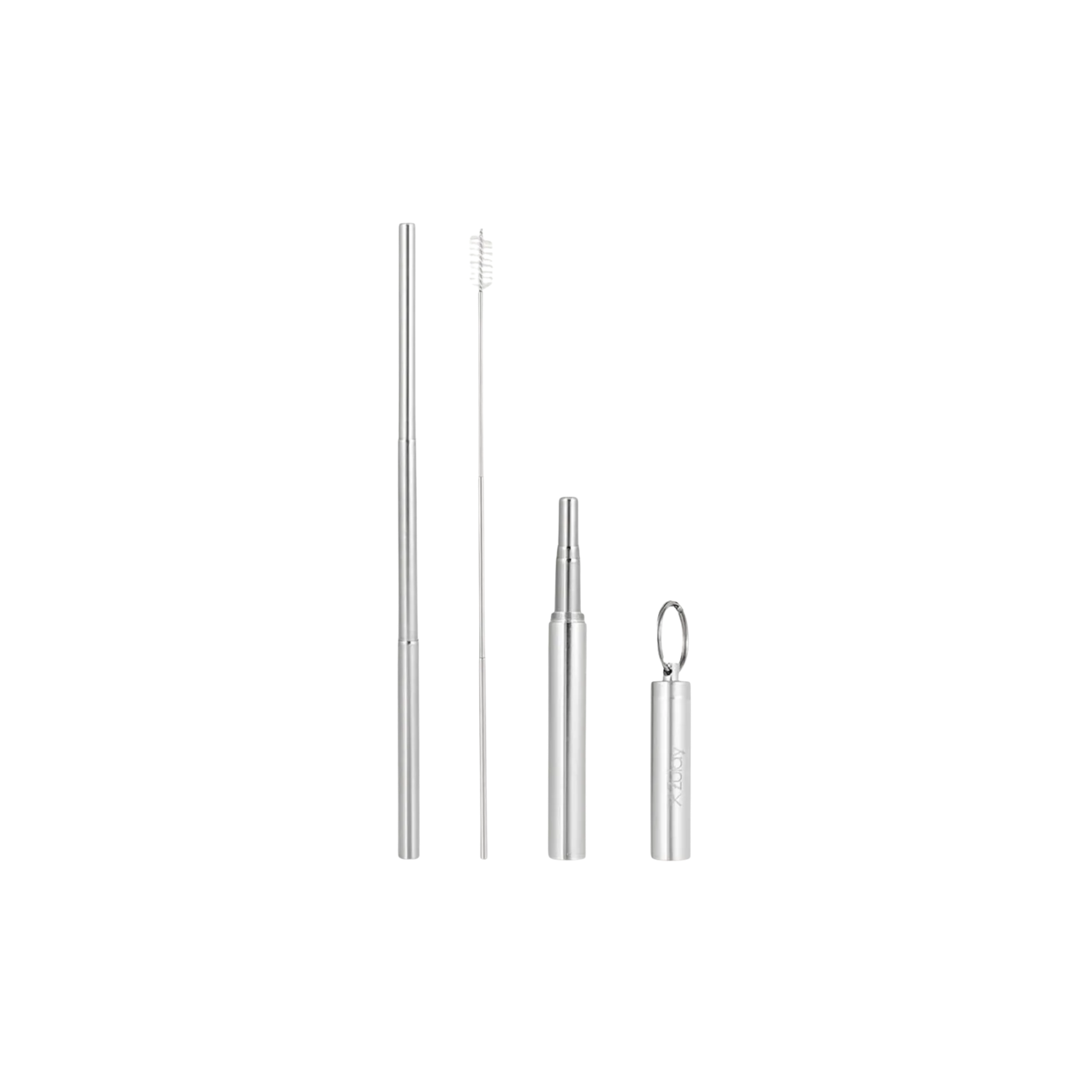Telescopic Stainless Steel Straw Set by Zulay Kitchen