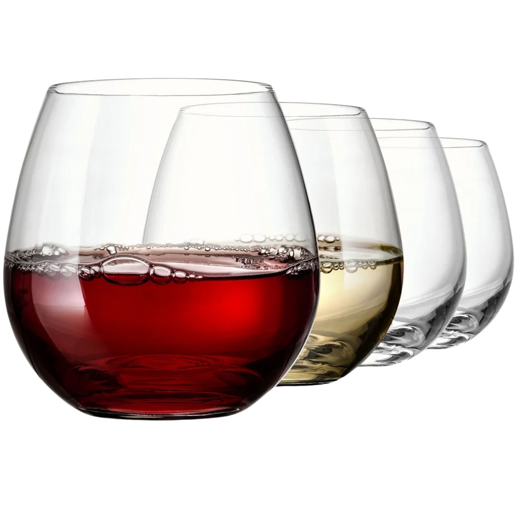 Stemless Wine Glasses Set-4-Pack by Zulay Kitchen