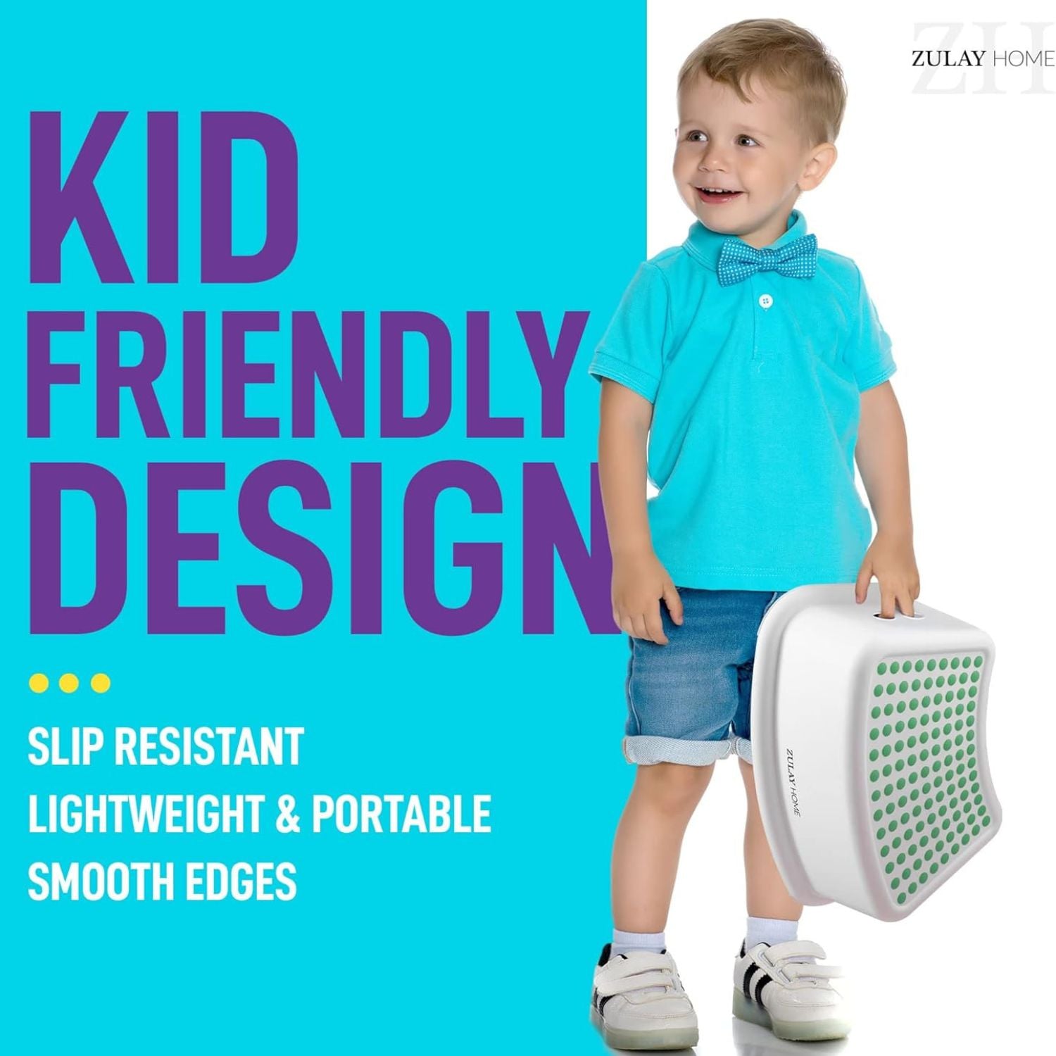 Safe and Sturdy For Kids Step Stool by Zulay Home