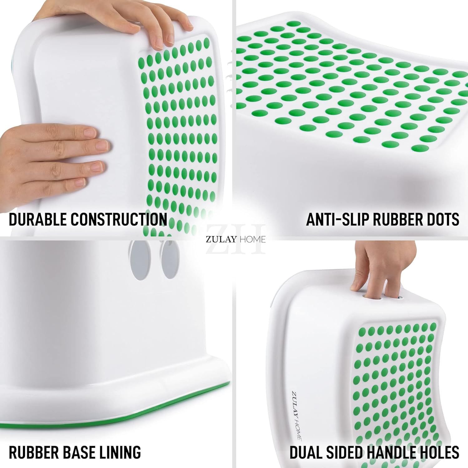 Easy to Carry and Clean Step Stool by Zulay Home