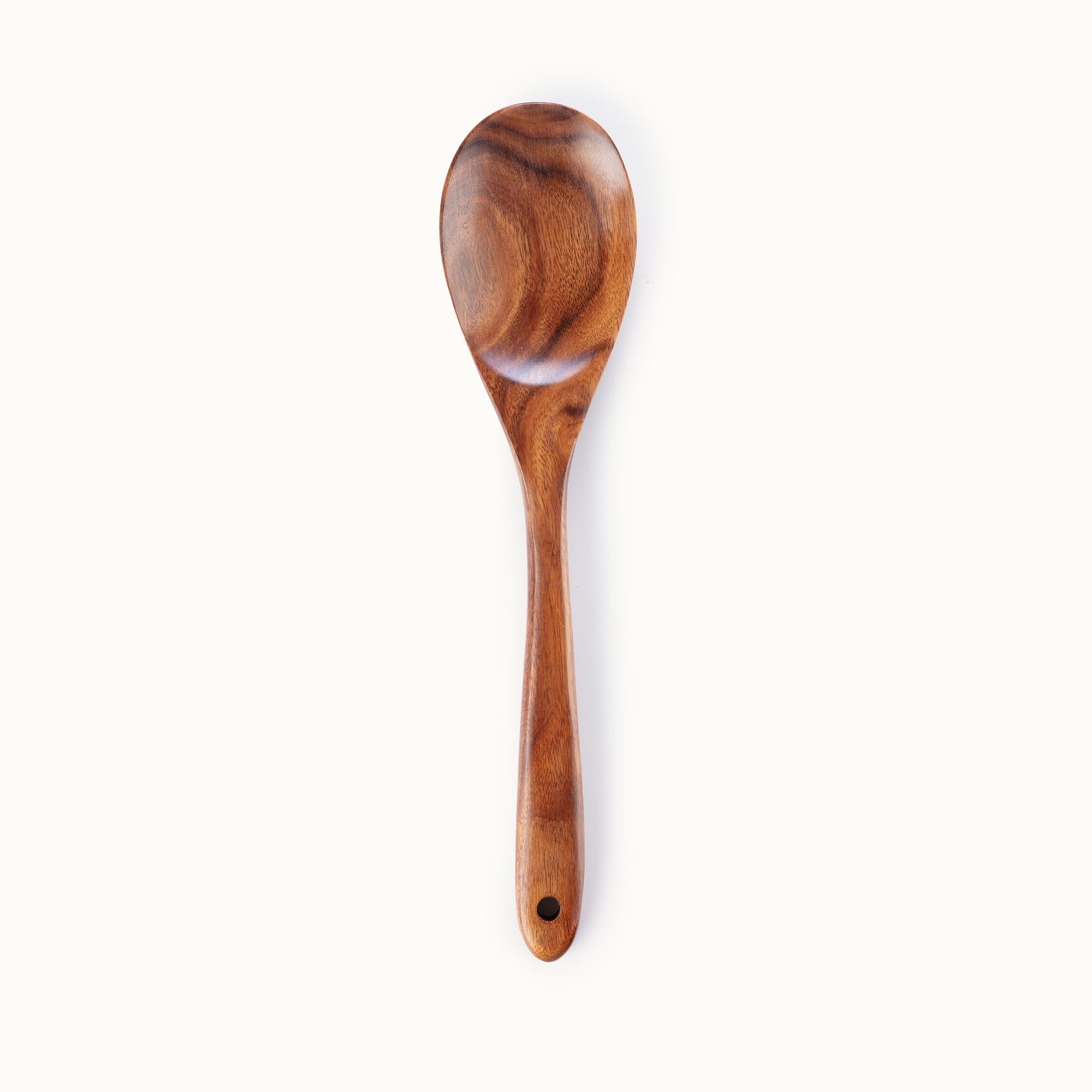 Teak Wood Utensil Large Salad Spoon Replacement Part