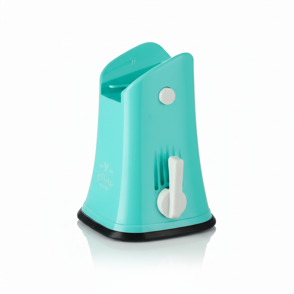 Teal Rotary Cheese Grater 5 Blades - Base - Replacement Part - Zulay Kitchen