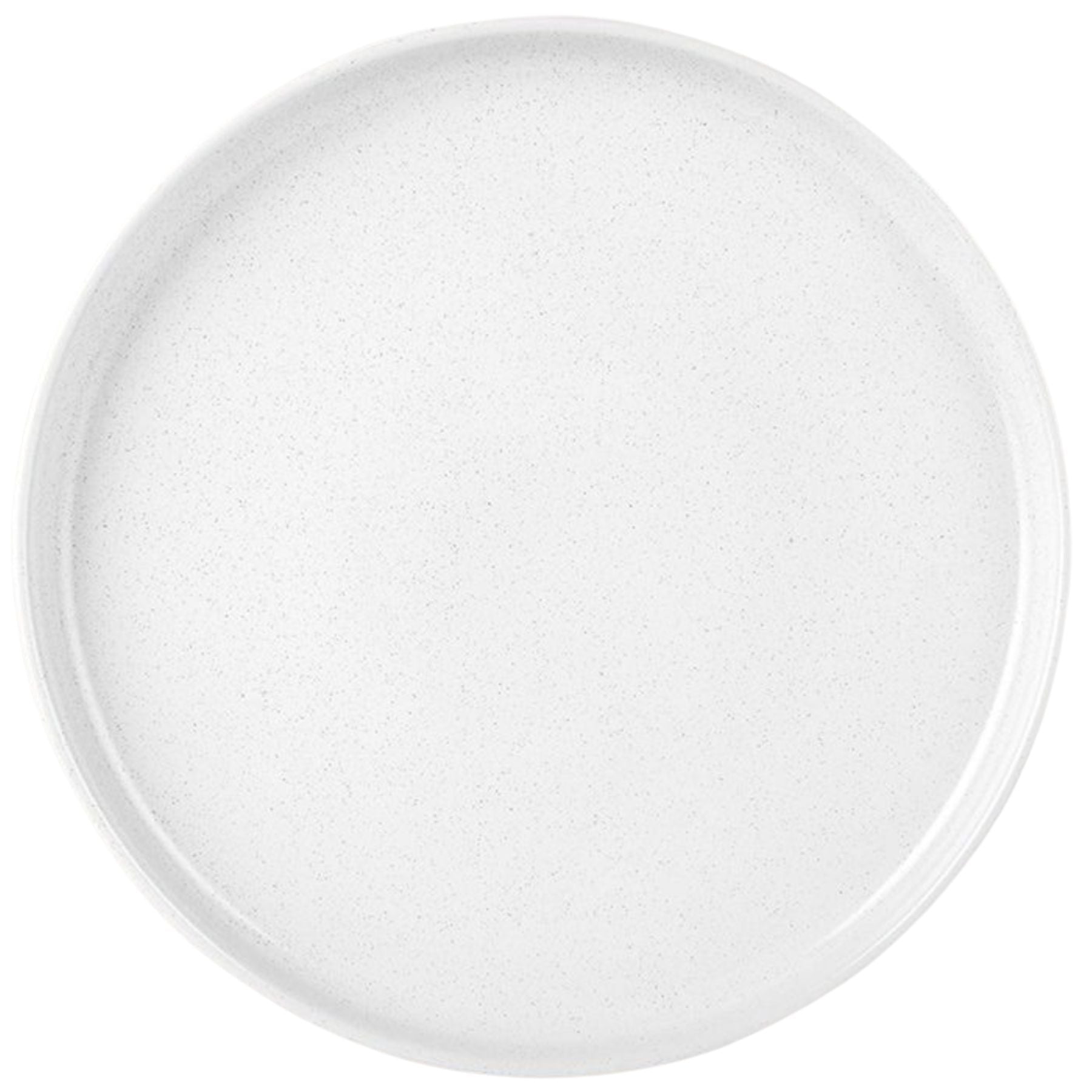 Terra Stoneware Dinnerware Set - Replacement Part -Dinner Plate- Speckled White by Zulay Kitchen