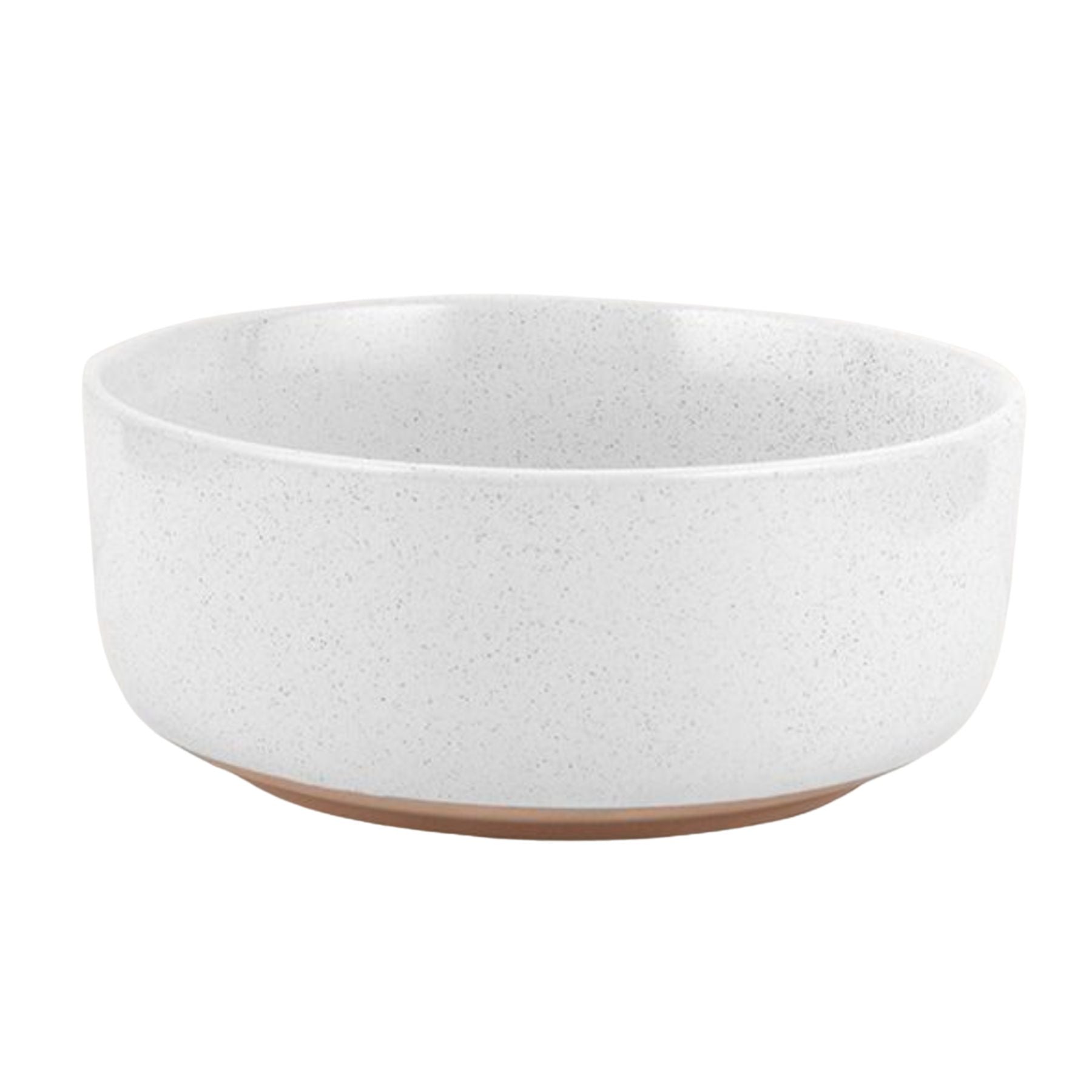 Terra Stoneware Dinnerware Set - Replacement Part -Soup Bowl- Speckled White