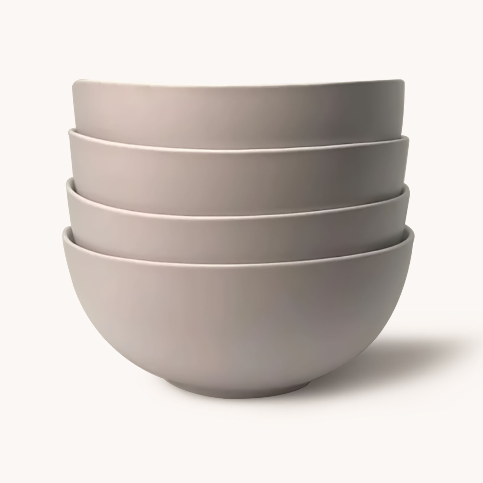 The Contour Bowl - Set of 4 - White by Zulay Kitchen