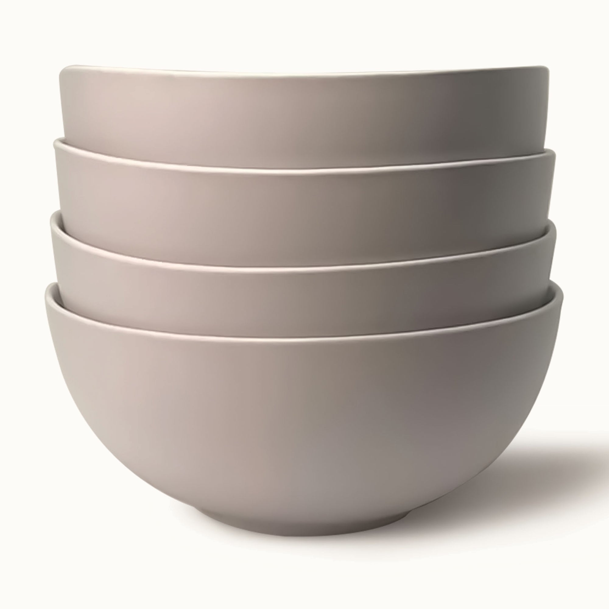 The Contour Bowl - Set of 4 - Beige by Zulay Kitchen